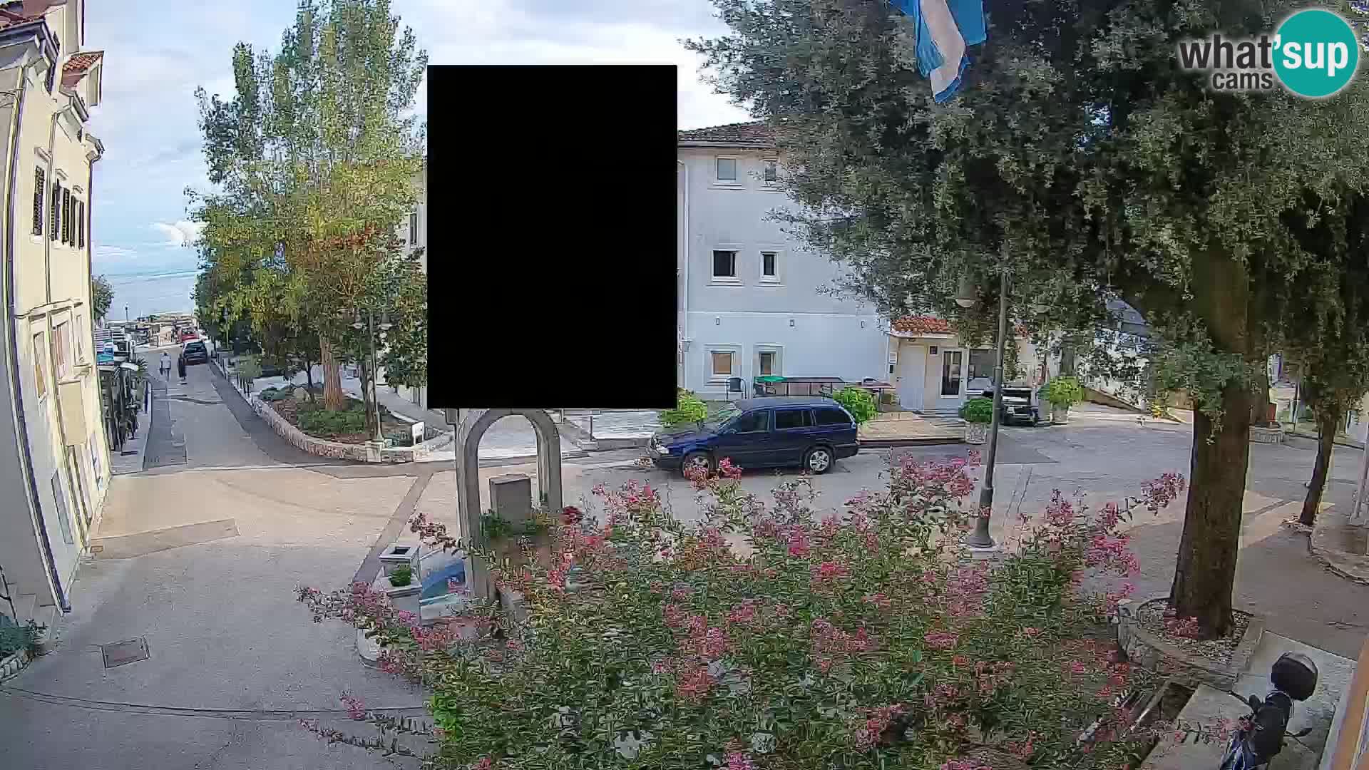 Webcam Mošćenička Draga Zentrum – Liveblick auf das Ortszentrum