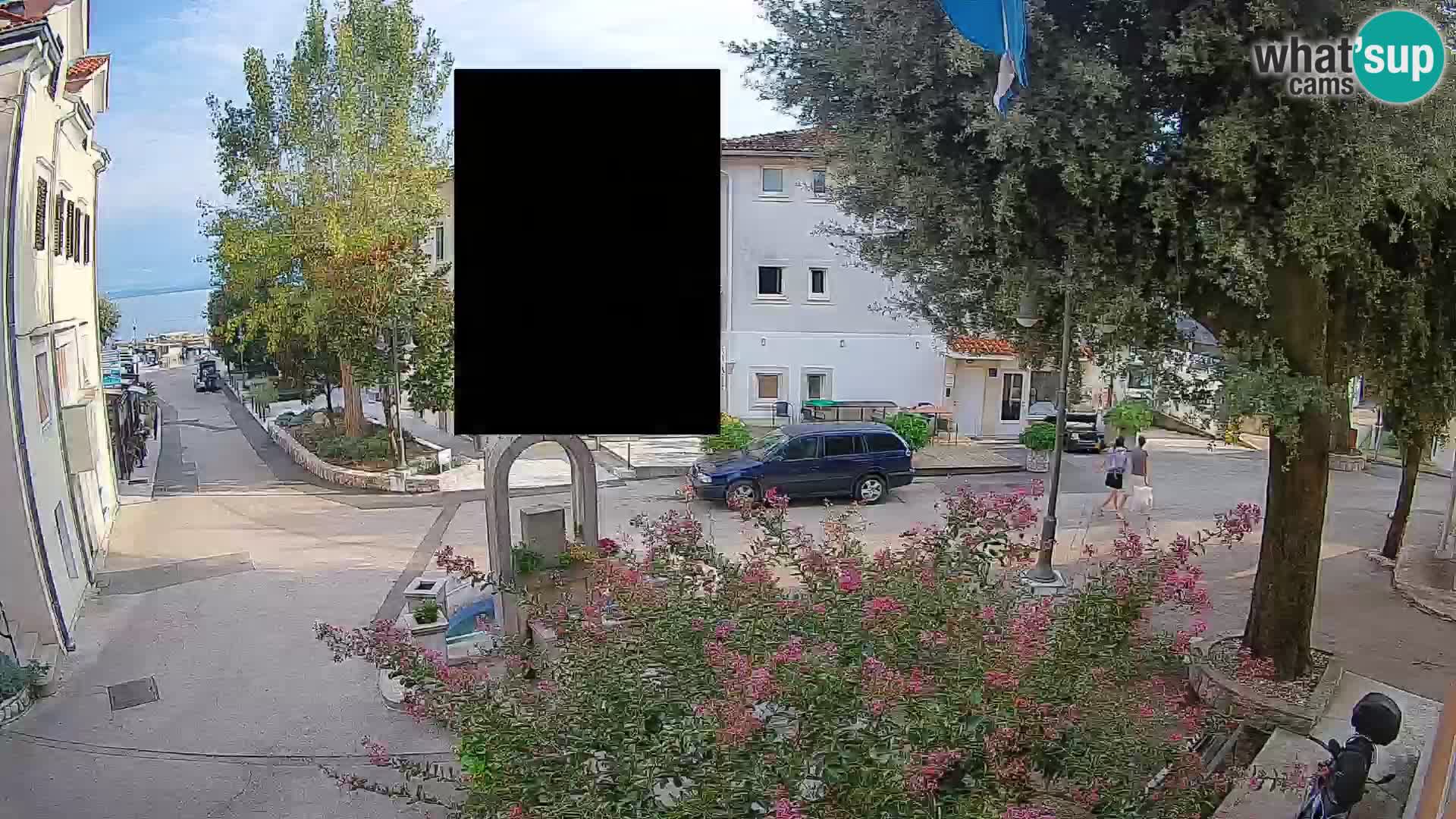 Webcam Mošćenička Draga Zentrum – Liveblick auf das Ortszentrum
