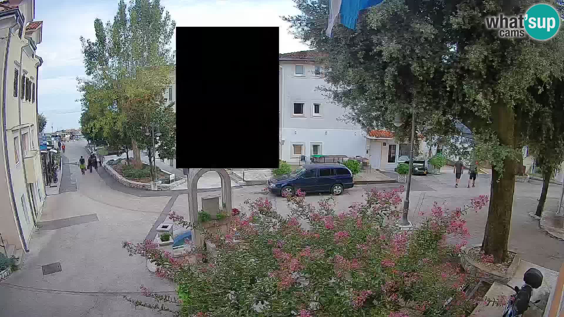 Webcam Mošćenička Draga Zentrum – Liveblick auf das Ortszentrum