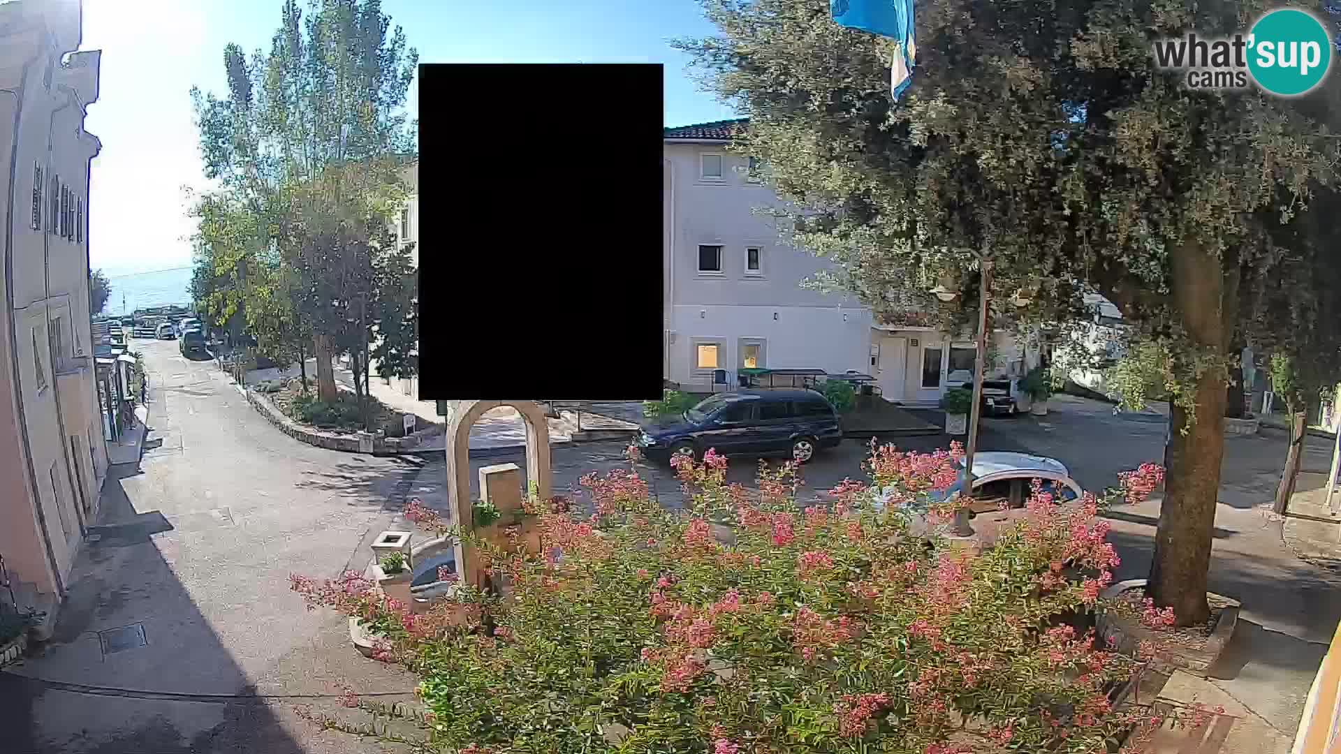 Webcam Centre de Mošćenička Draga – Vue en direct du centre-ville