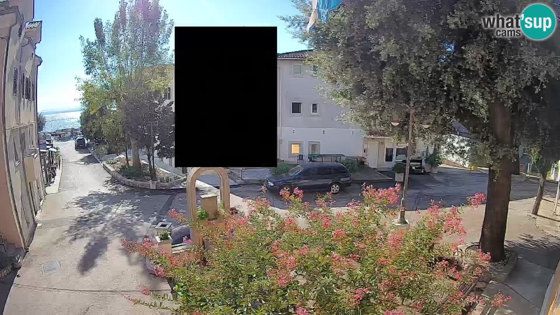 Webcam Centro Draga di Moschiena – Vista live sul centro