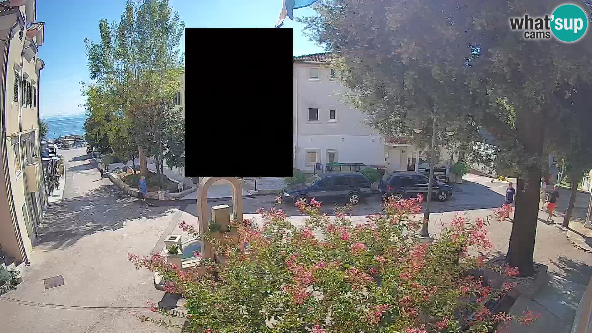 Webcam Mošćenička Draga Zentrum – Liveblick auf das Ortszentrum