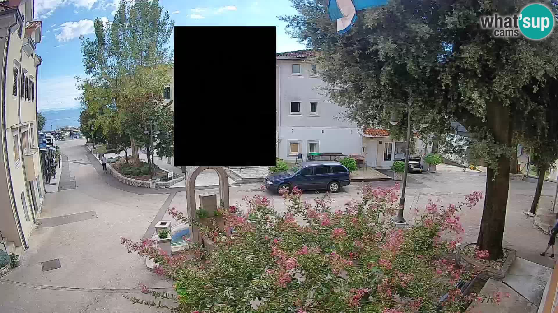 Webcam Mošćenička Draga Zentrum – Liveblick auf das Ortszentrum