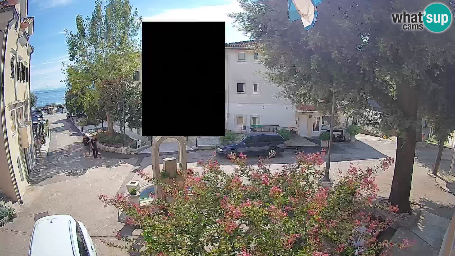 Webcam Centro Draga di Moschiena – Vista live sul centro