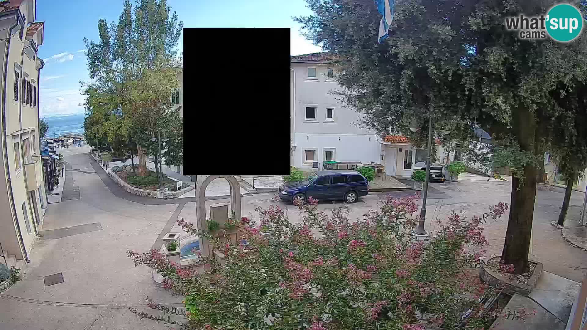 Webcam Centro Draga di Moschiena – Vista live sul centro