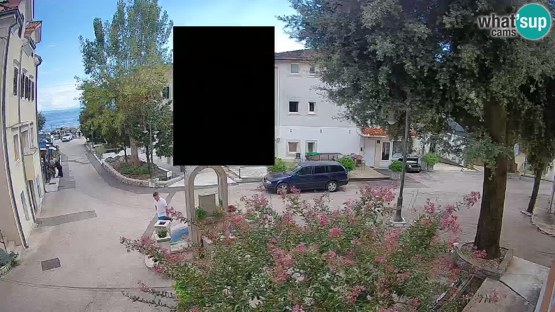 Webcam Mošćenička Draga Zentrum – Liveblick auf das Ortszentrum
