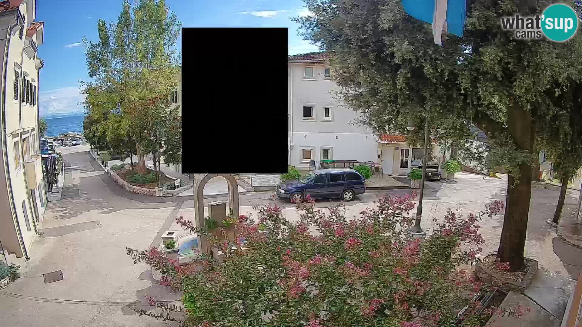 Webcam Mošćenička Draga Zentrum – Liveblick auf das Ortszentrum
