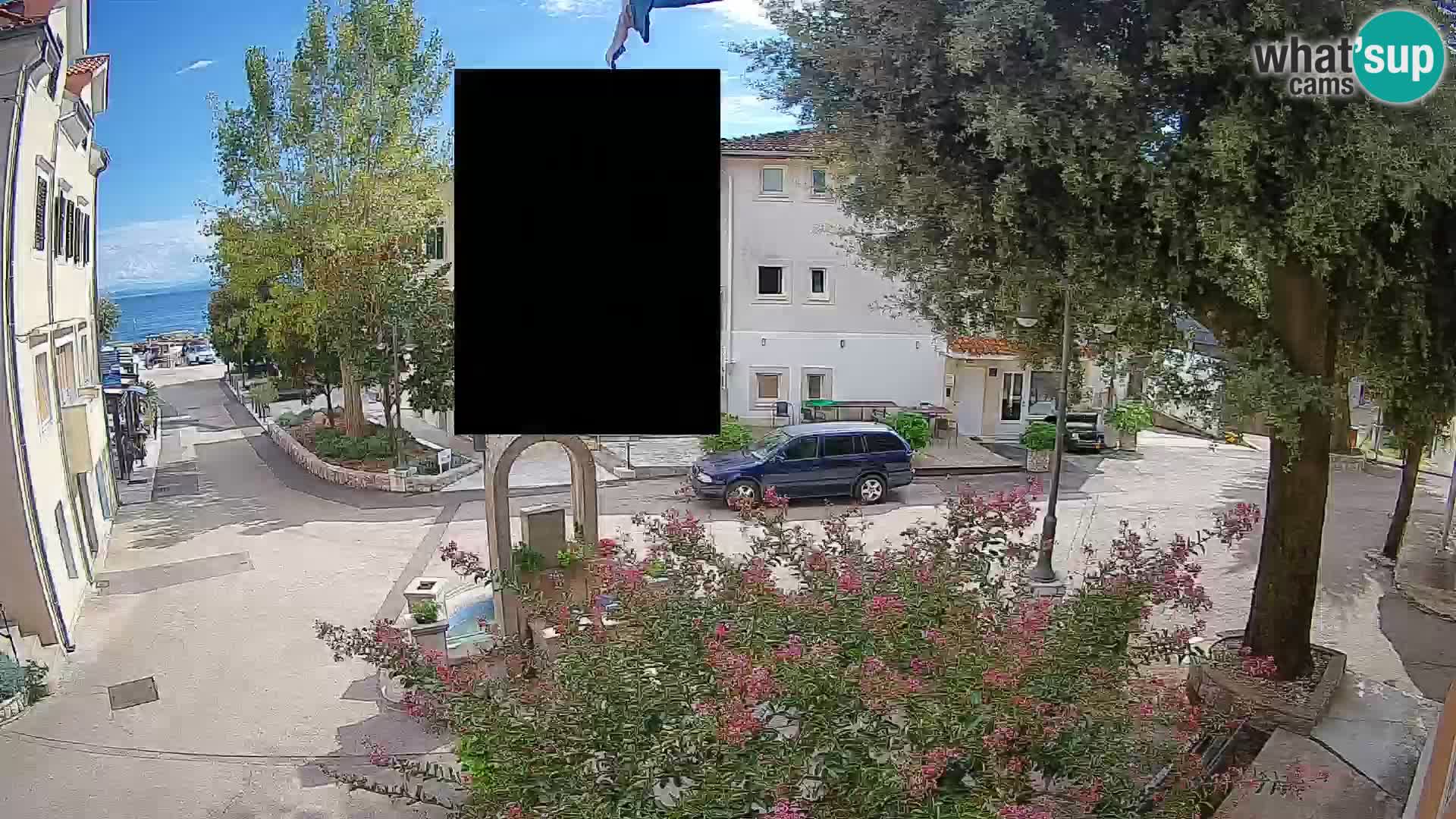 Webcam Centro Draga di Moschiena – Vista live sul centro