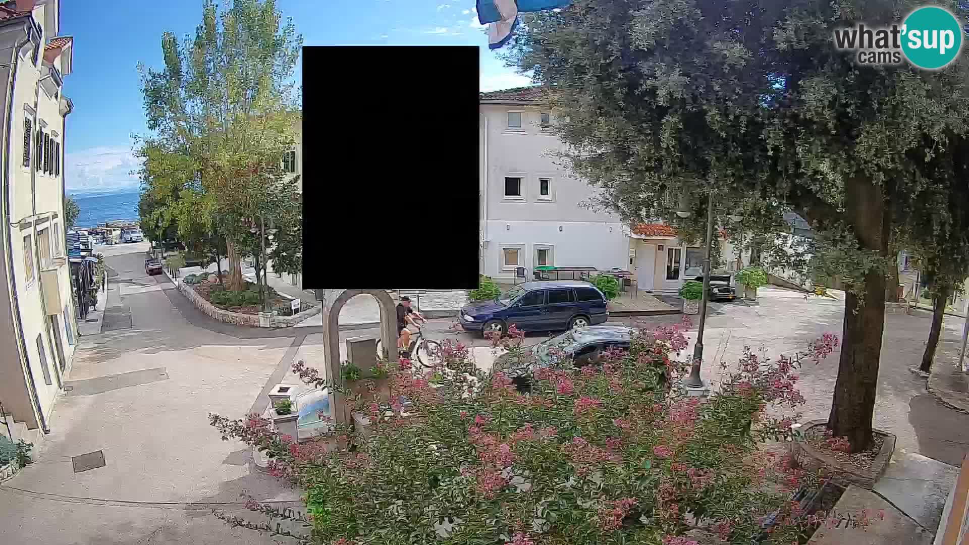Webcam Centro Draga di Moschiena – Vista live sul centro