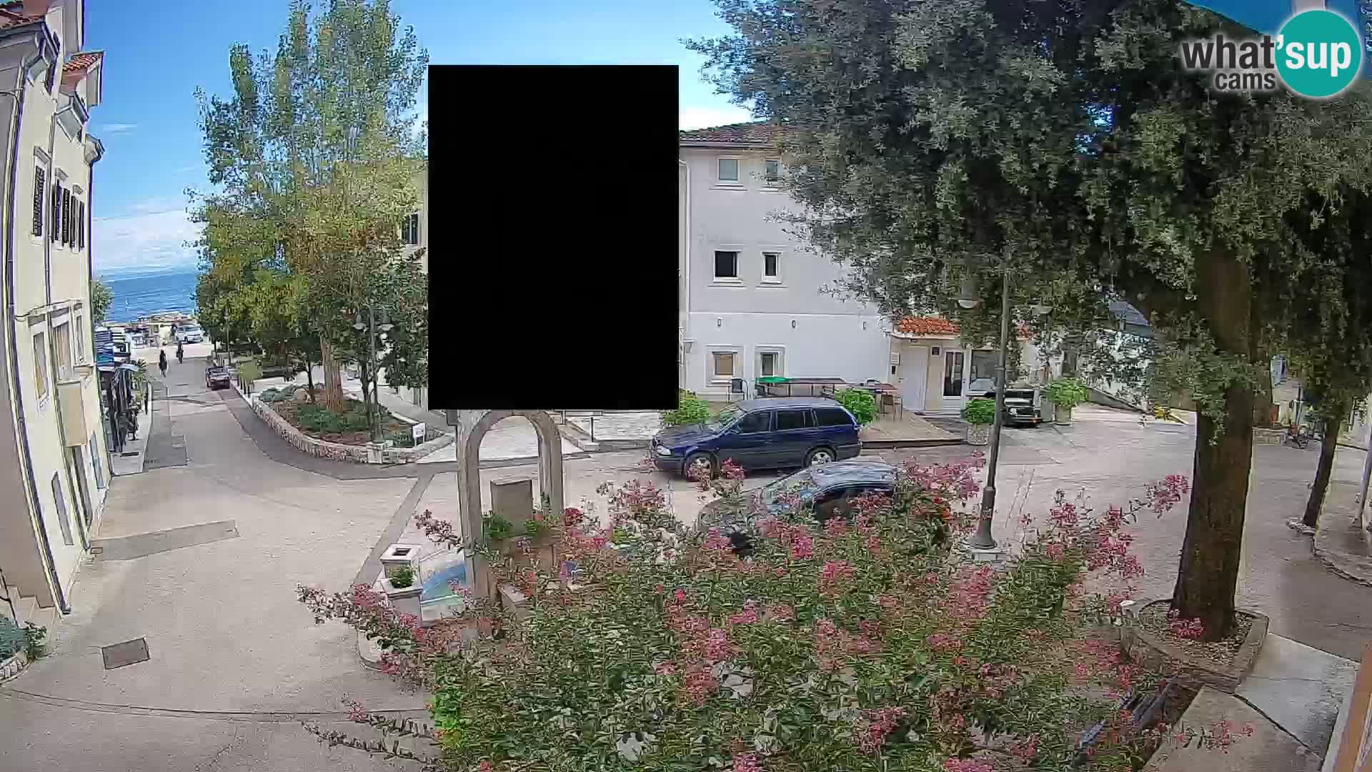 Webcam Centro Draga di Moschiena – Vista live sul centro