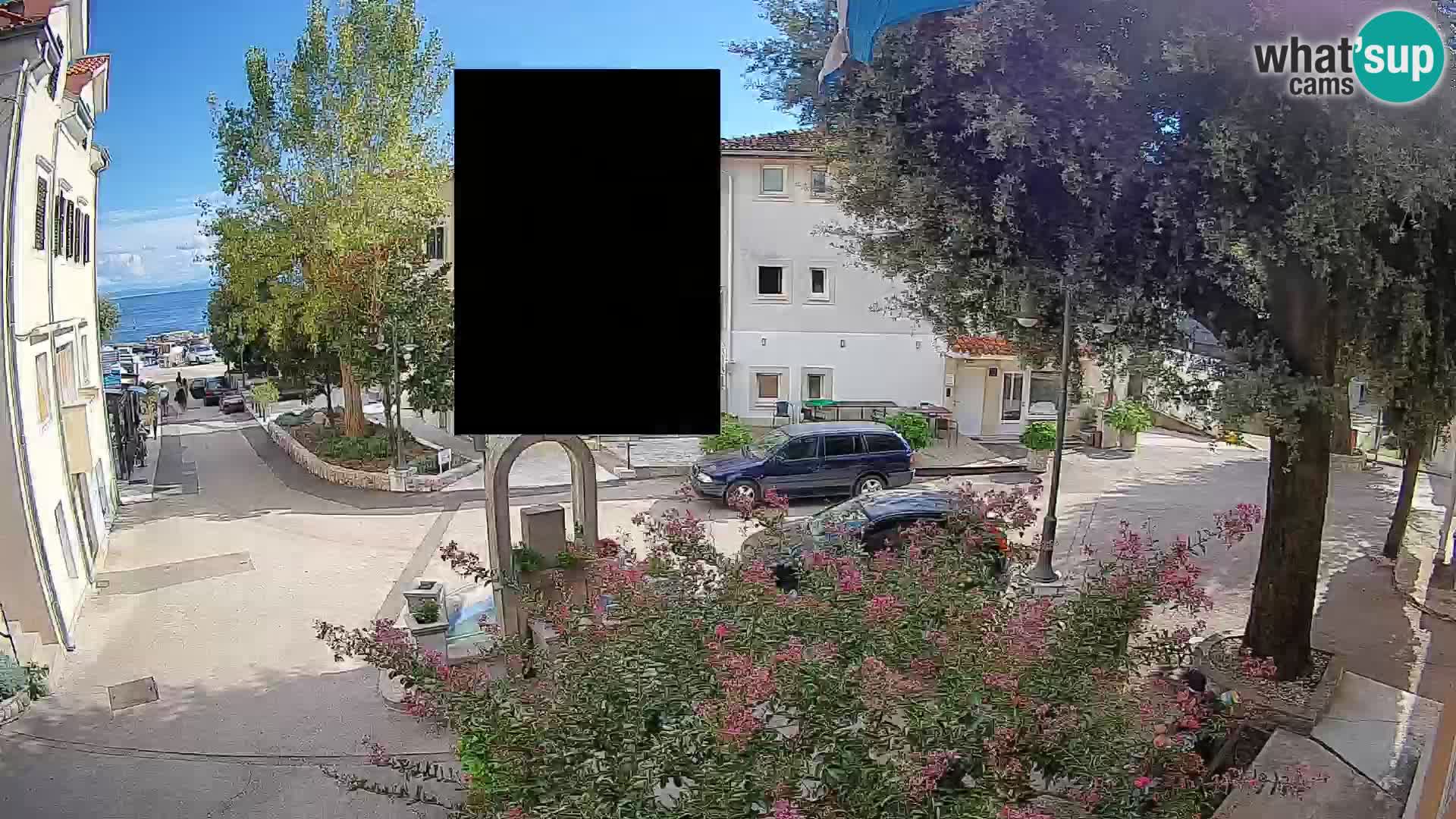 Webcam Mošćenička Draga Zentrum – Liveblick auf das Ortszentrum