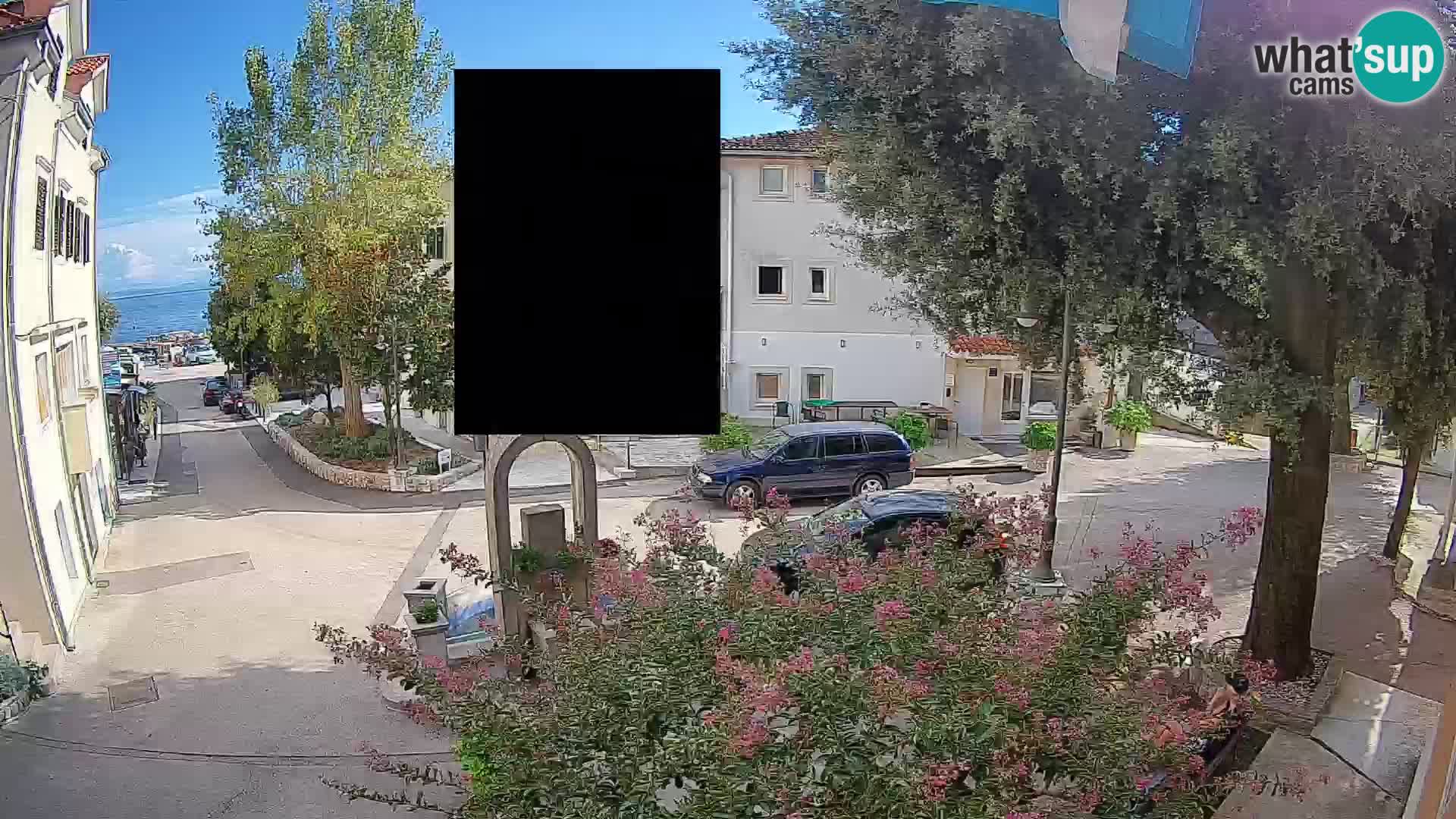 Webcam Mošćenička Draga Zentrum – Liveblick auf das Ortszentrum