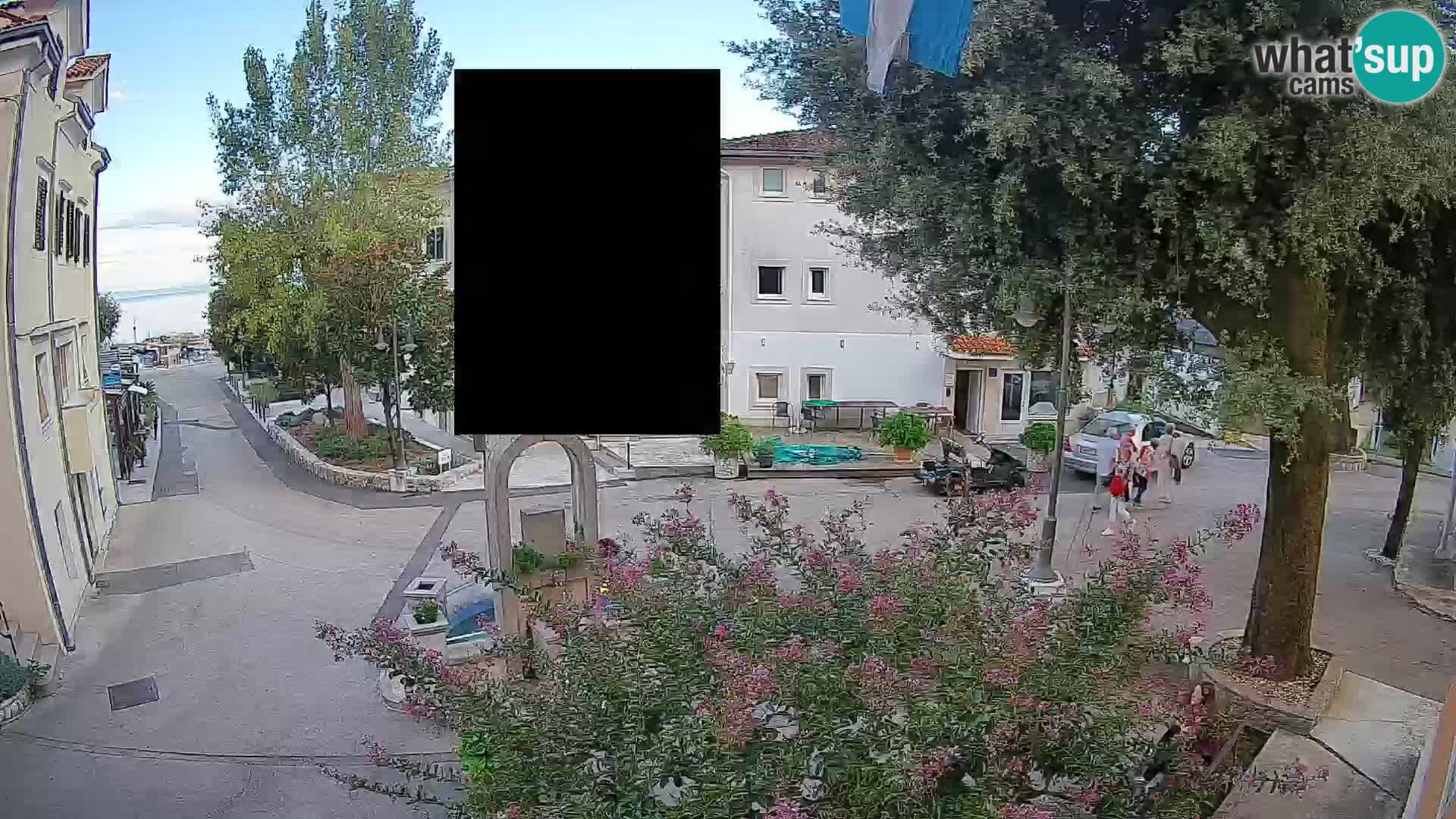 Webcam Mošćenička Draga Zentrum – Liveblick auf das Ortszentrum