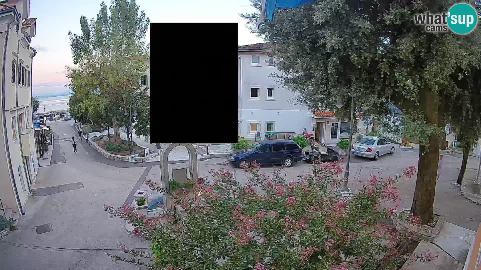 Webcam Mošćenička Draga Center – Live View of the Town Center