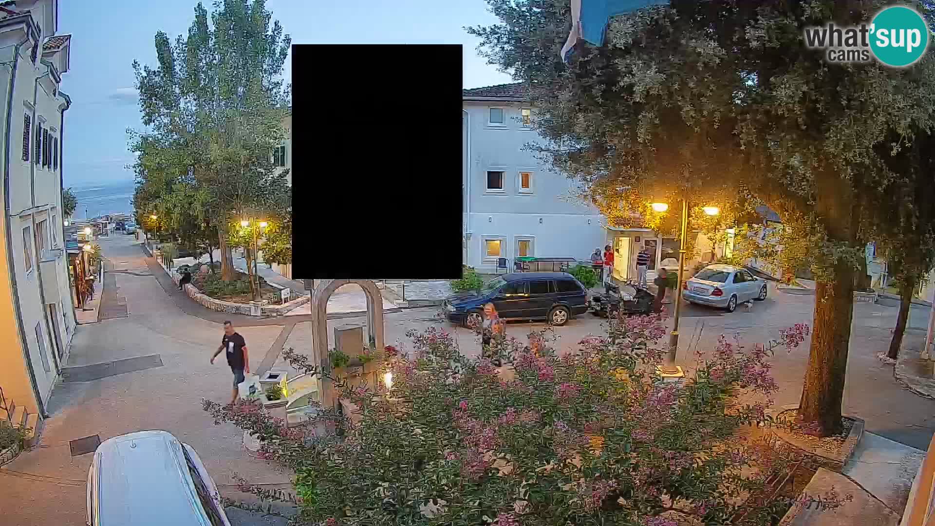 Webcam centre de Mošćenička Draga – Vue en direct du centre-ville