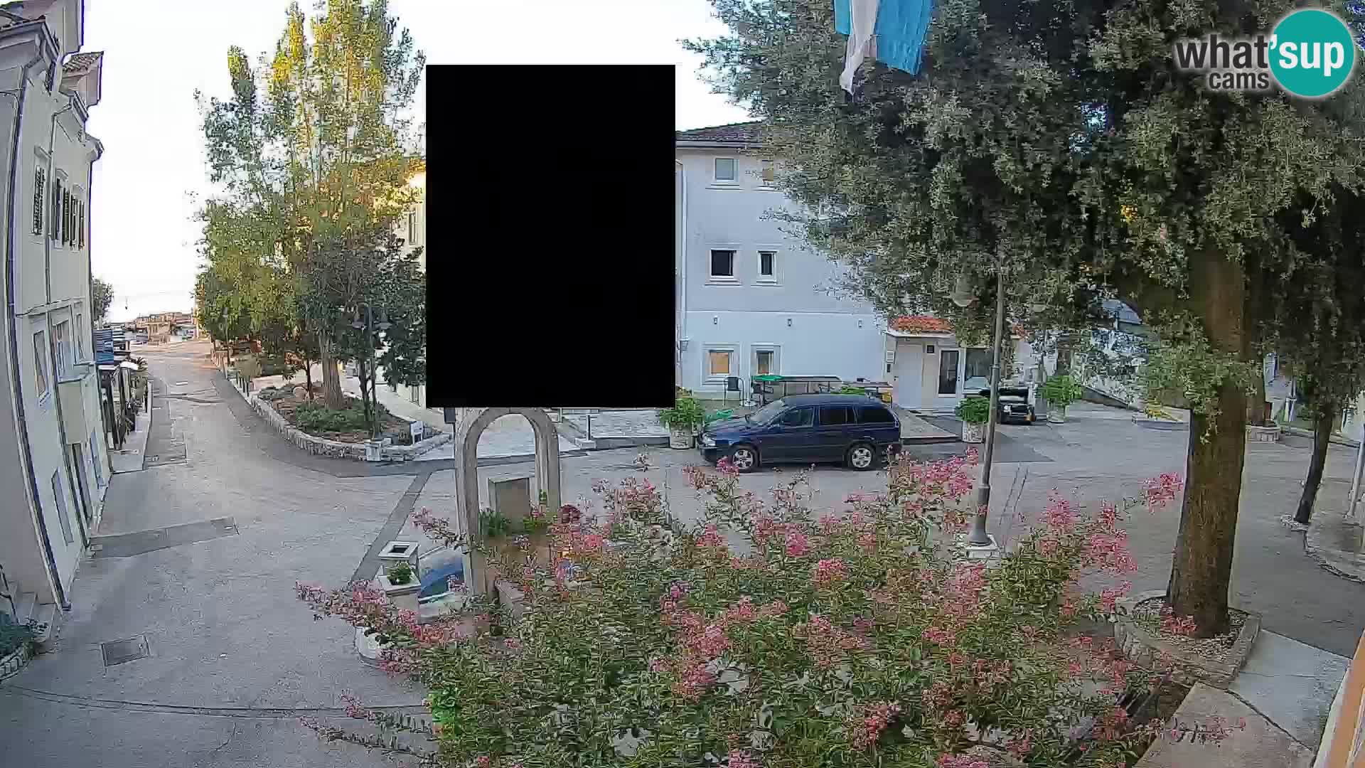 Webcam Mošćenička Draga Center – Live View of the Town Center