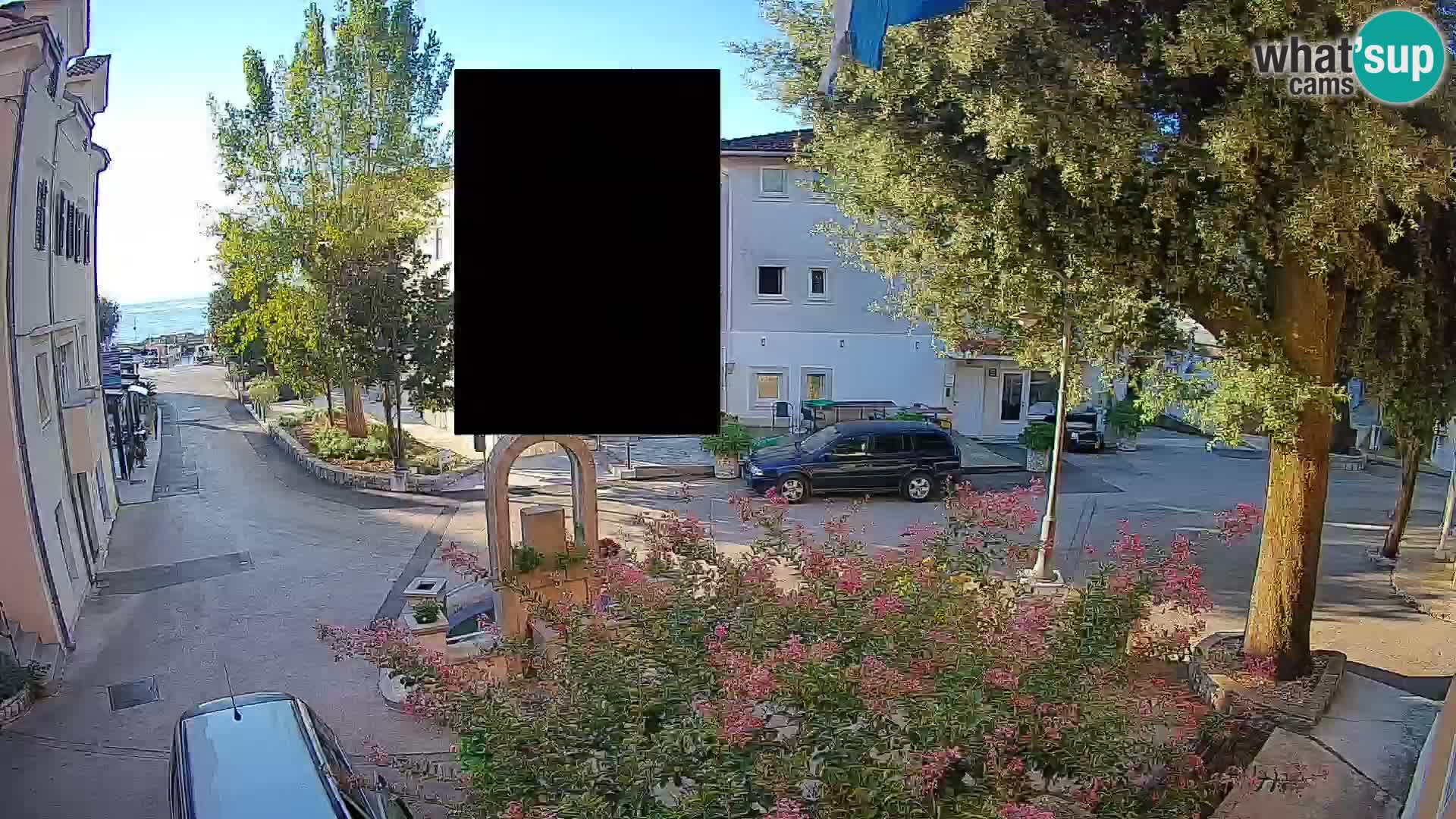 Webcam Centro Draga di Moschiena – Vista live sul centro
