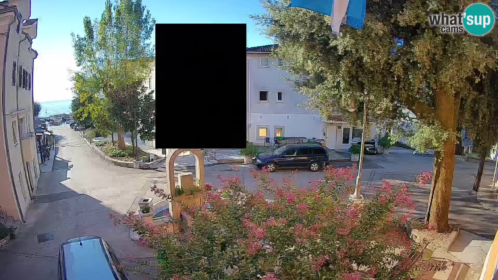 Web kamera centar Mošćeničke Drage – Pogled uživo