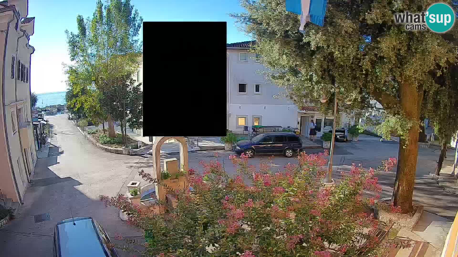 Webcam Centre de Mošćenička Draga – Vue en direct du centre-ville