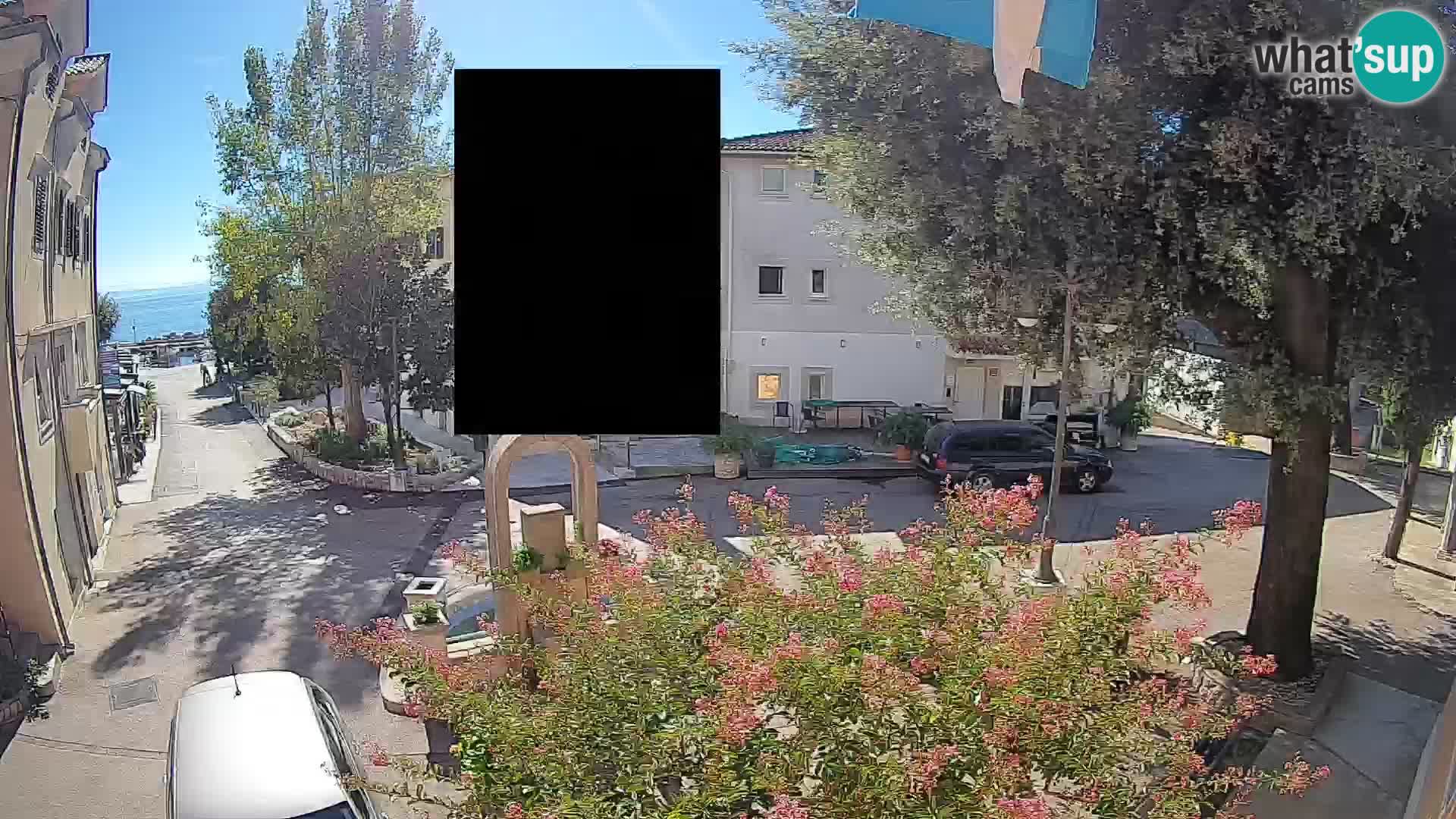 Webcam Centre de Mošćenička Draga – Vue en direct du centre-ville