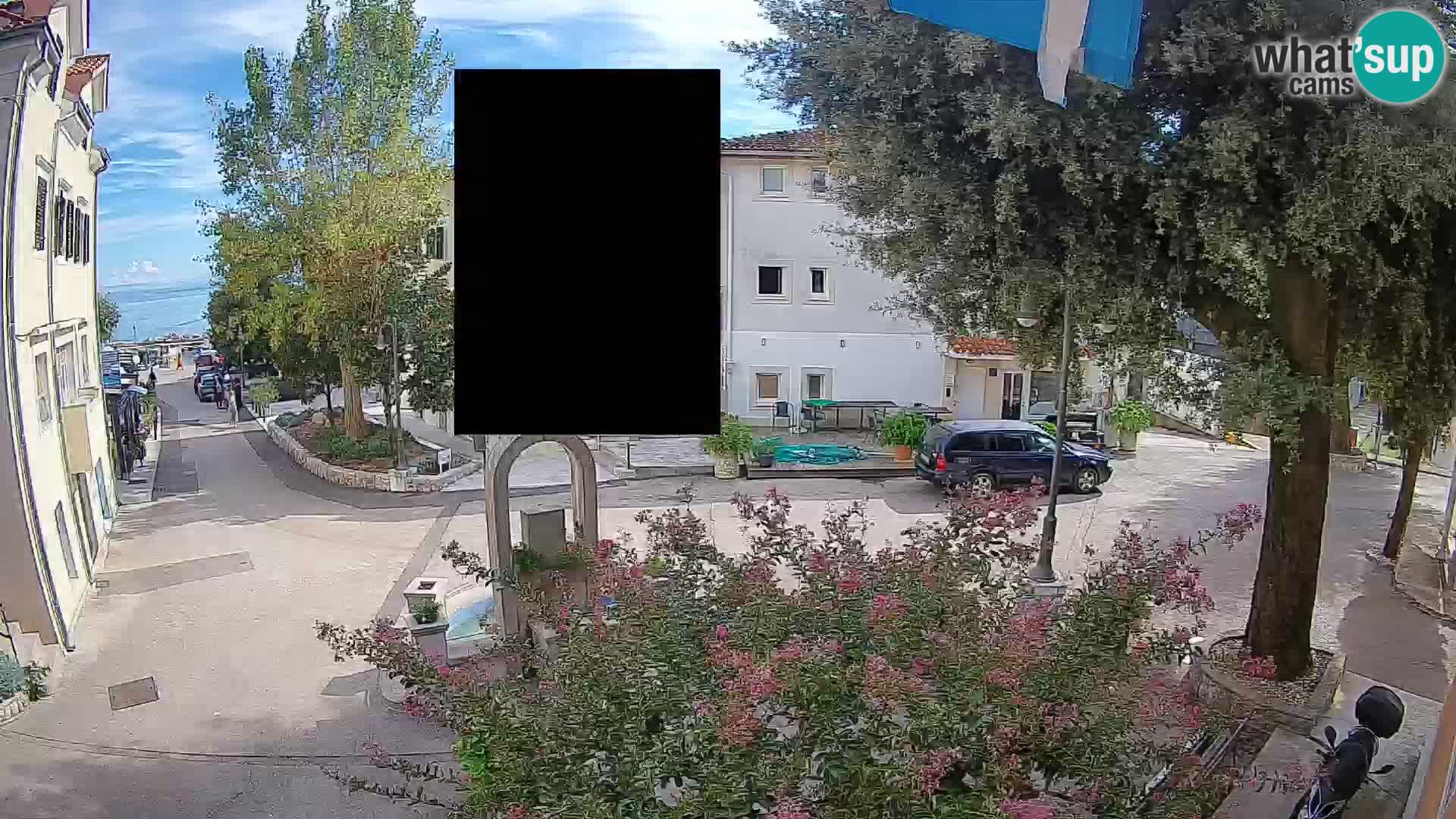 Webcam Centro Draga di Moschiena – Vista live sul centro