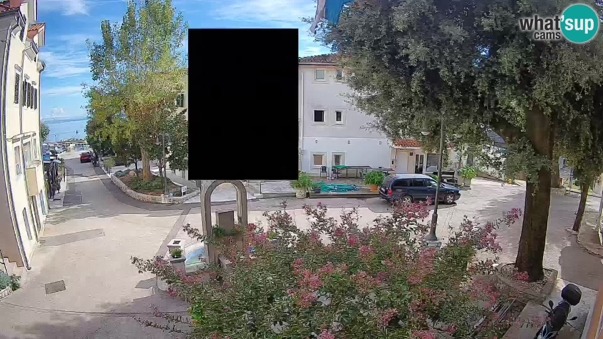 Webcam Mošćenička Draga Zentrum – Liveblick auf das Ortszentrum