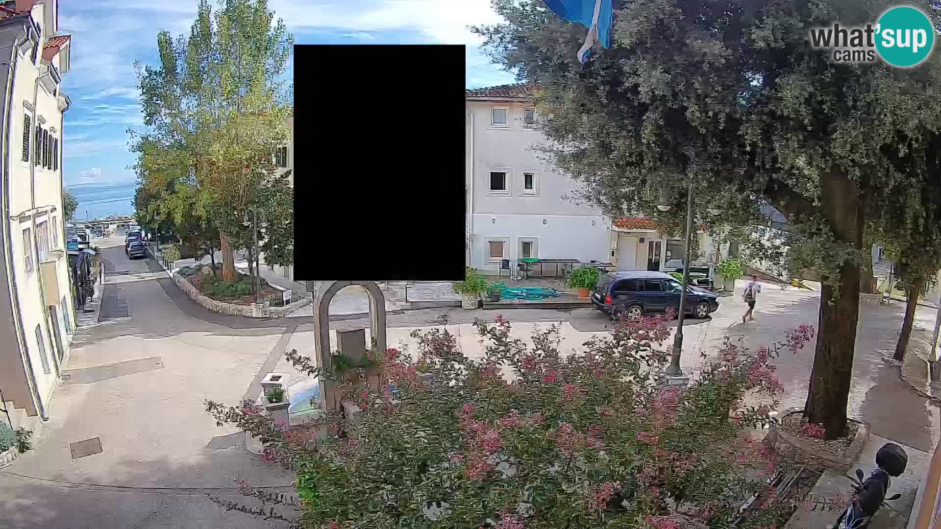 Webcam Mošćenička Draga Zentrum – Liveblick auf das Ortszentrum