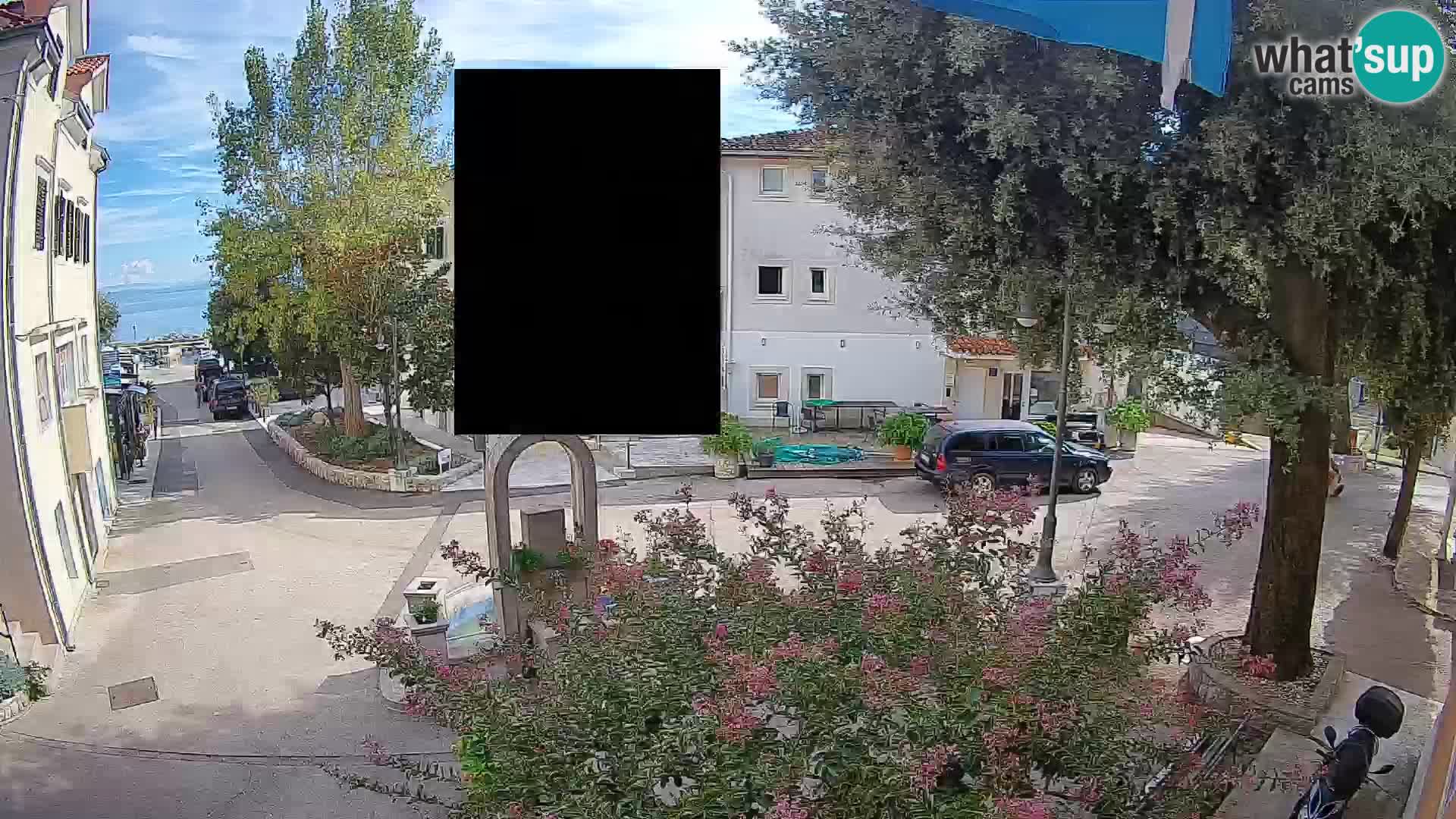 Webcam Centre de Mošćenička Draga – Vue en direct du centre-ville