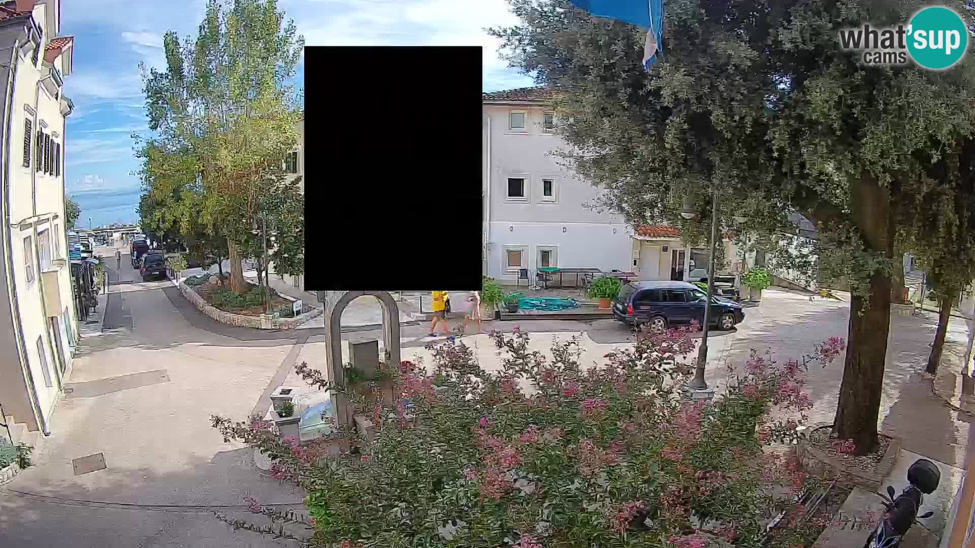 Webcam Centro Draga di Moschiena – Vista live sul centro