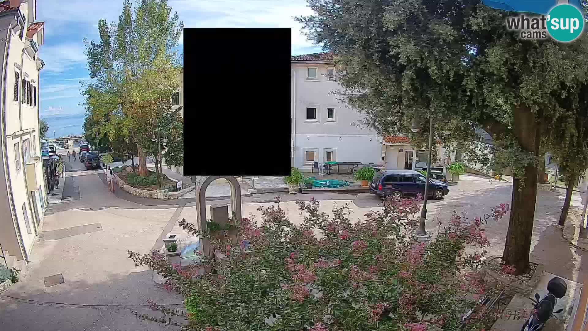 Webcam Centro Draga di Moschiena – Vista live sul centro
