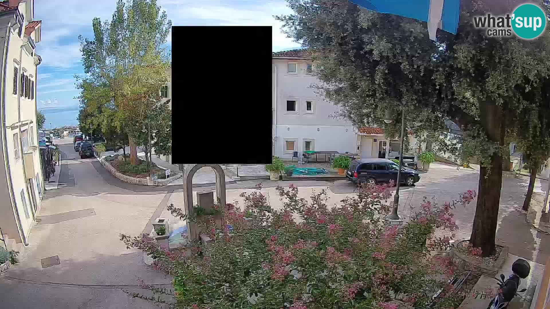 Webcam Centre de Mošćenička Draga – Vue en direct du centre-ville