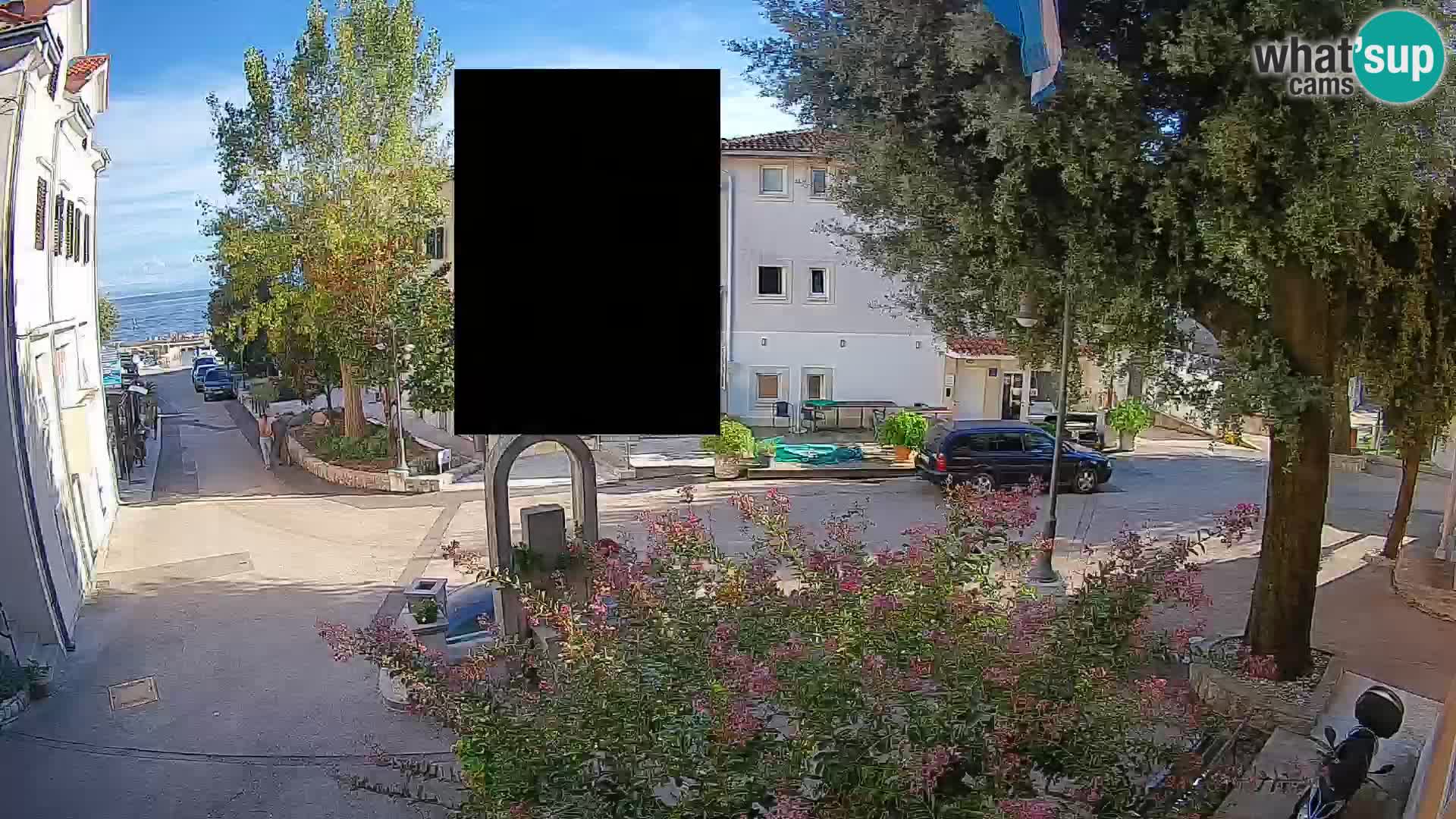 Webcam Mošćenička Draga Zentrum – Liveblick auf das Ortszentrum