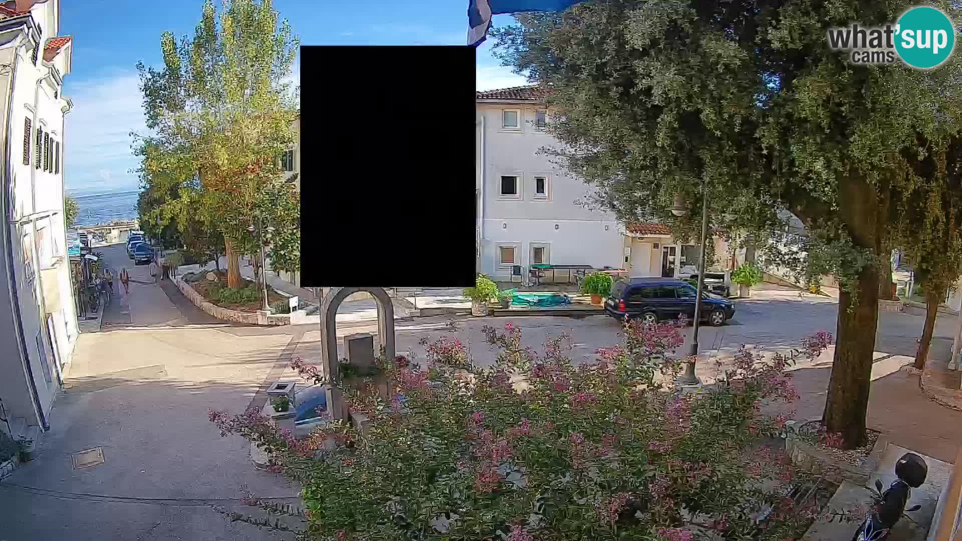 Webcam Centre de Mošćenička Draga – Vue en direct du centre-ville