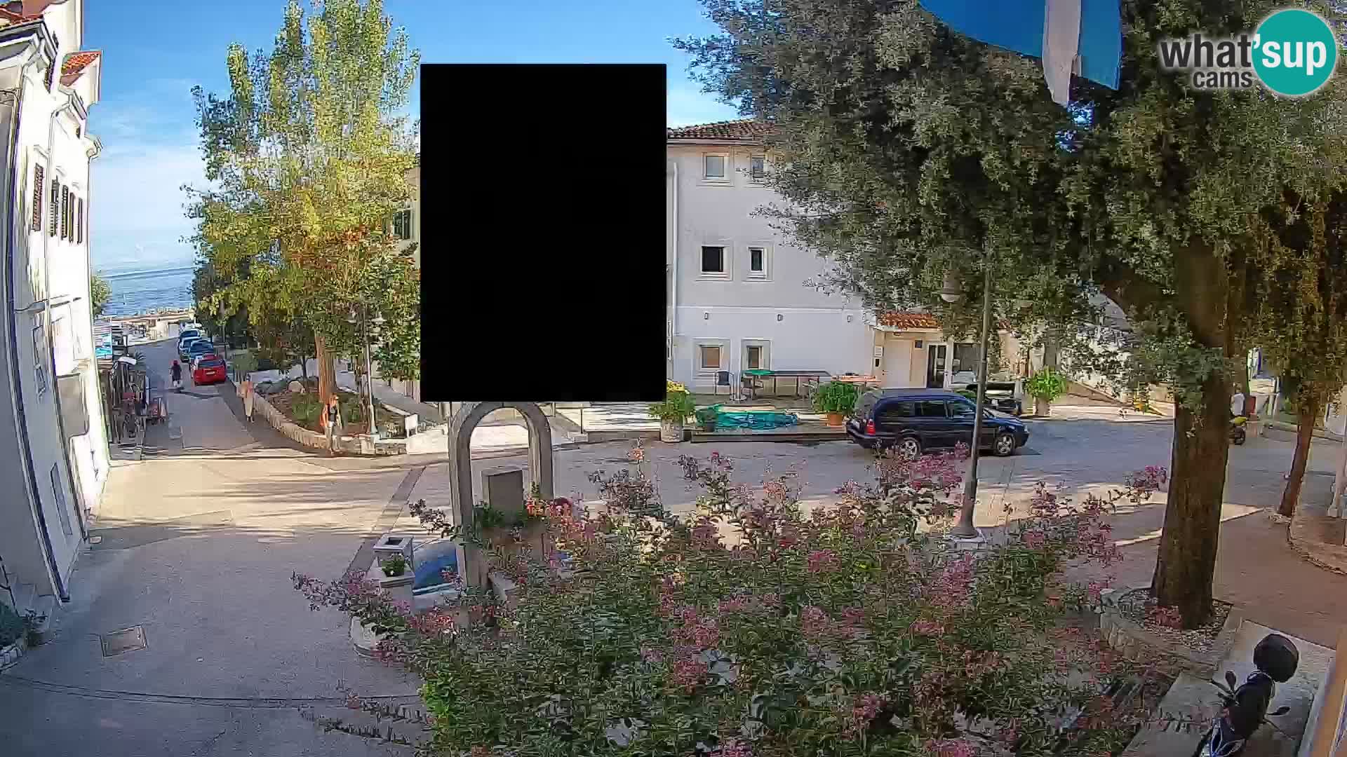 Webcam Mošćenička Draga Zentrum – Liveblick auf das Ortszentrum