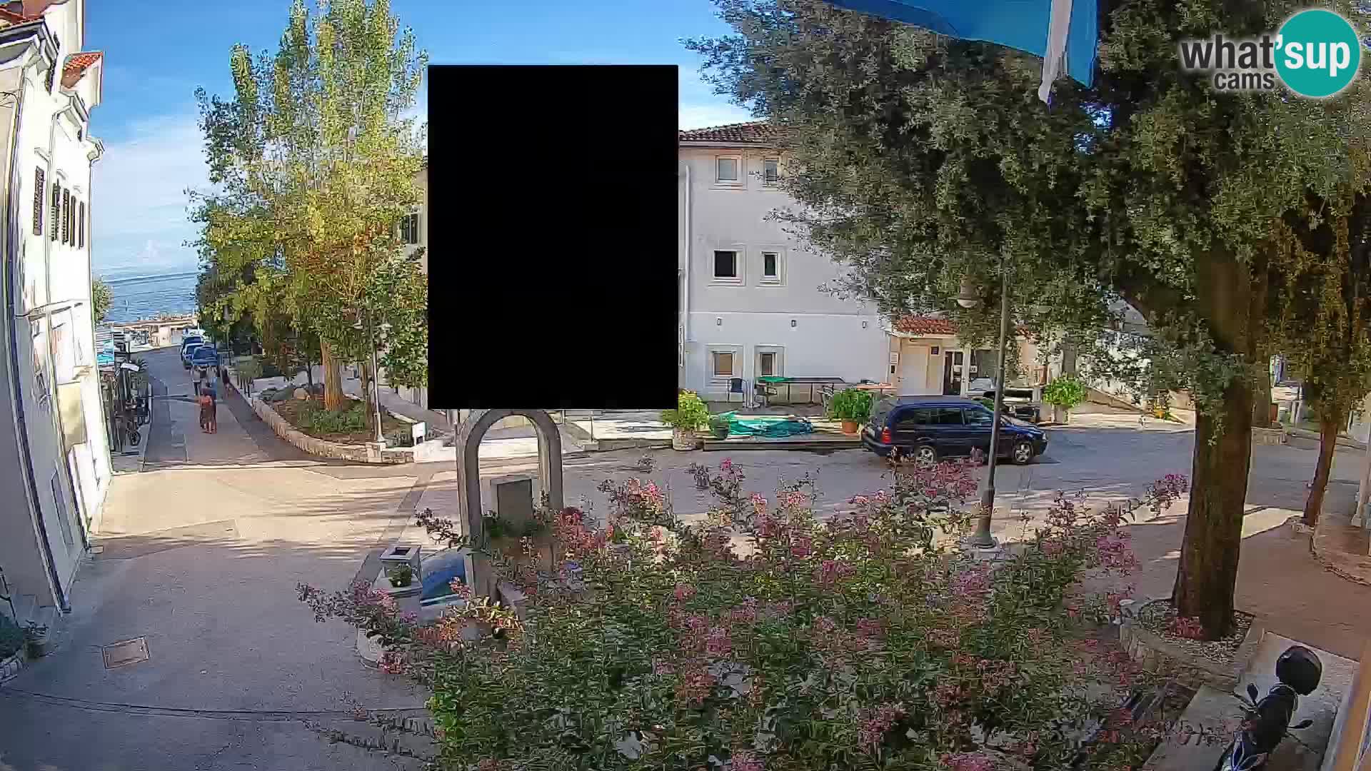 Webcam Centro Draga di Moschiena – Vista live sul centro