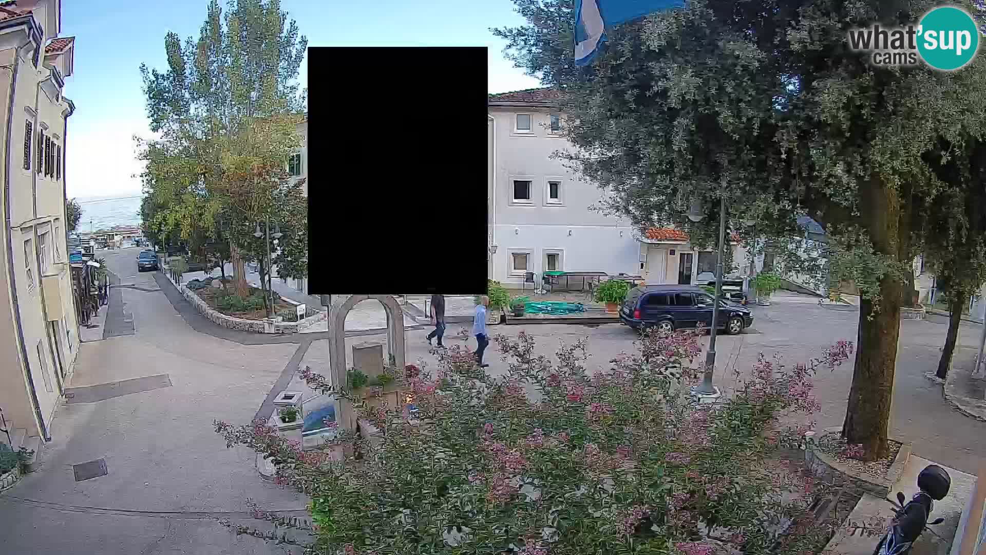 Webcam Centro Draga di Moschiena – Vista live sul centro