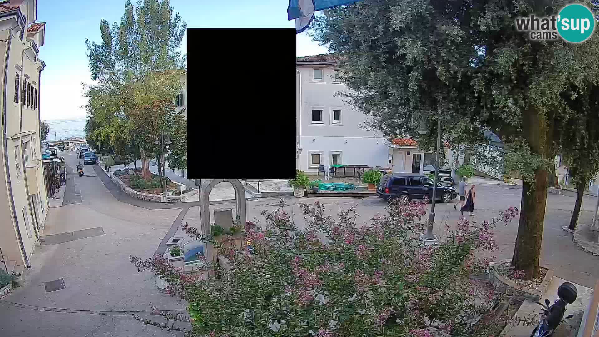 Webcam Mošćenička Draga Zentrum – Liveblick auf das Ortszentrum