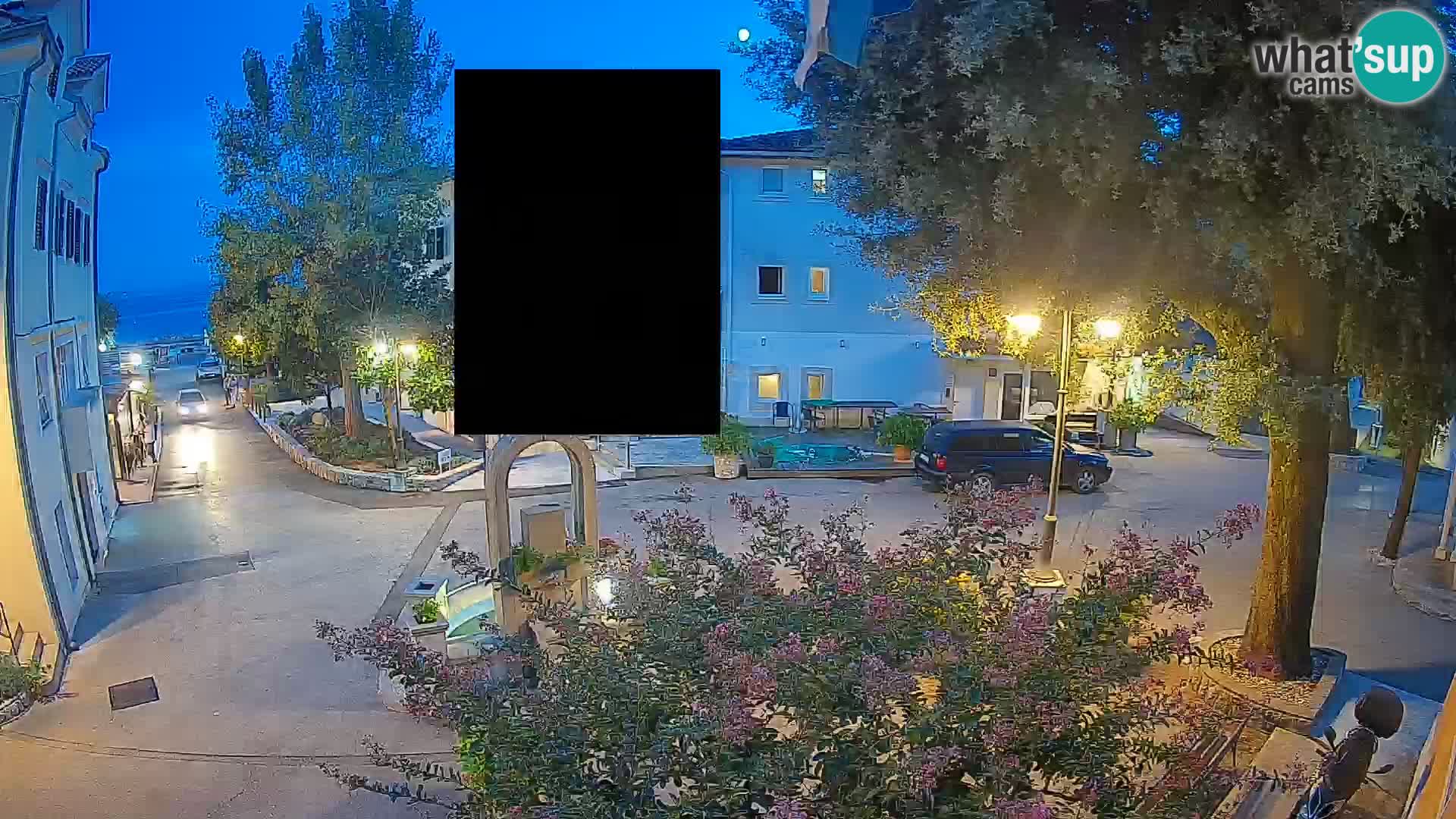 Webcam Mošćenička Draga Zentrum – Liveblick auf das Ortszentrum