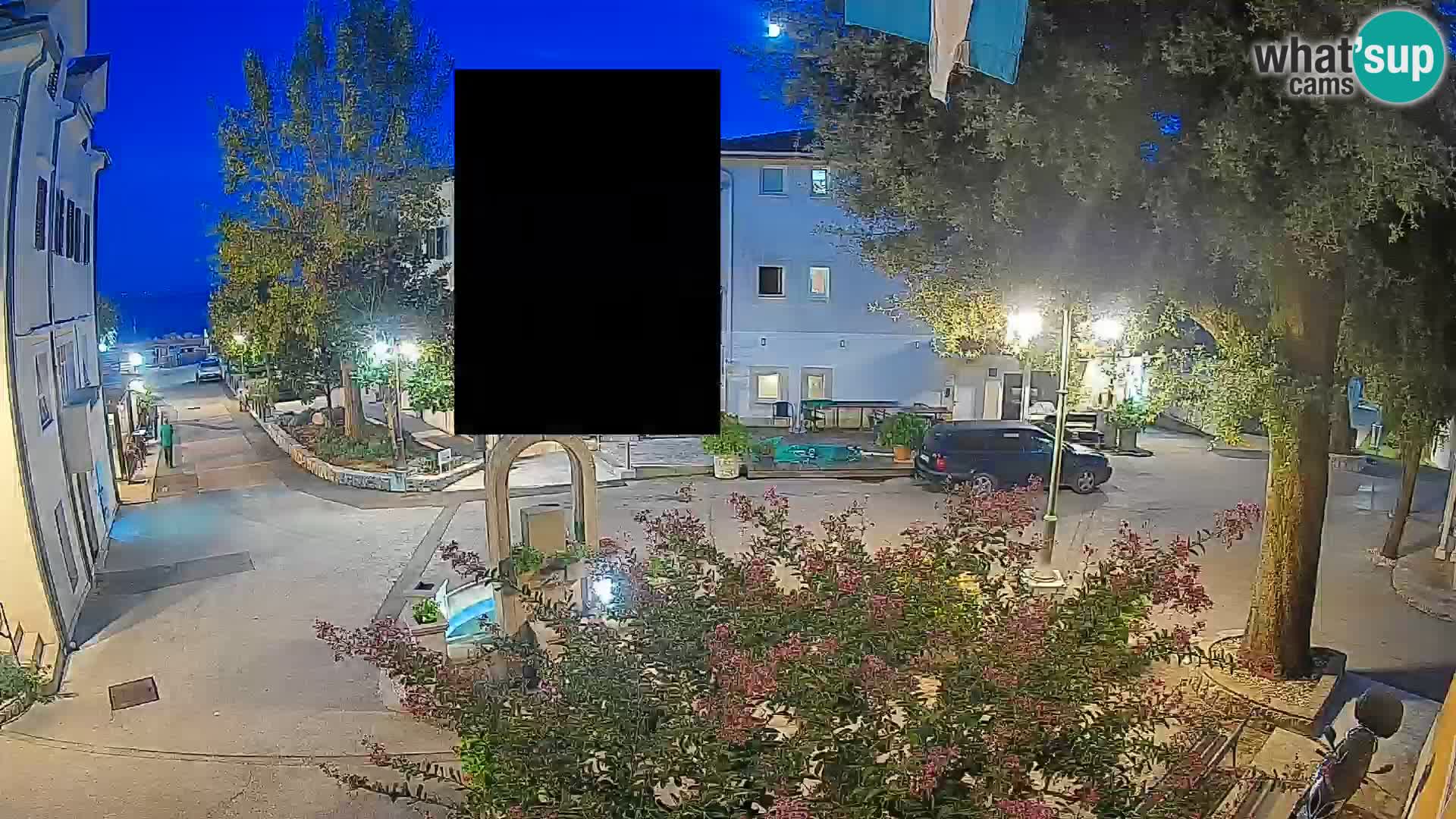 Webcam Mošćenička Draga Center – Live View of the Town Center
