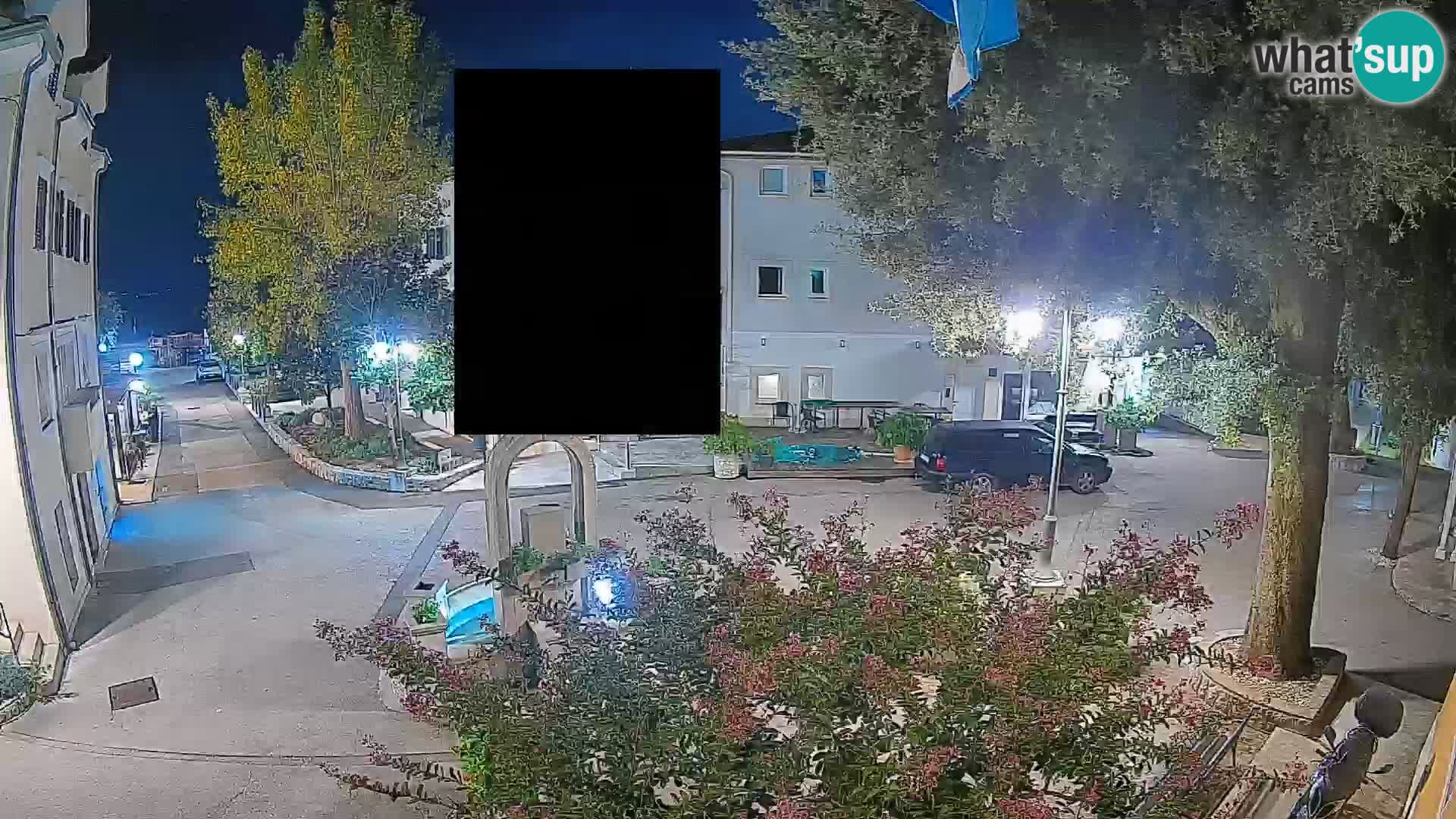 Webcam Mošćenička Draga Center – Live View of the Town Center