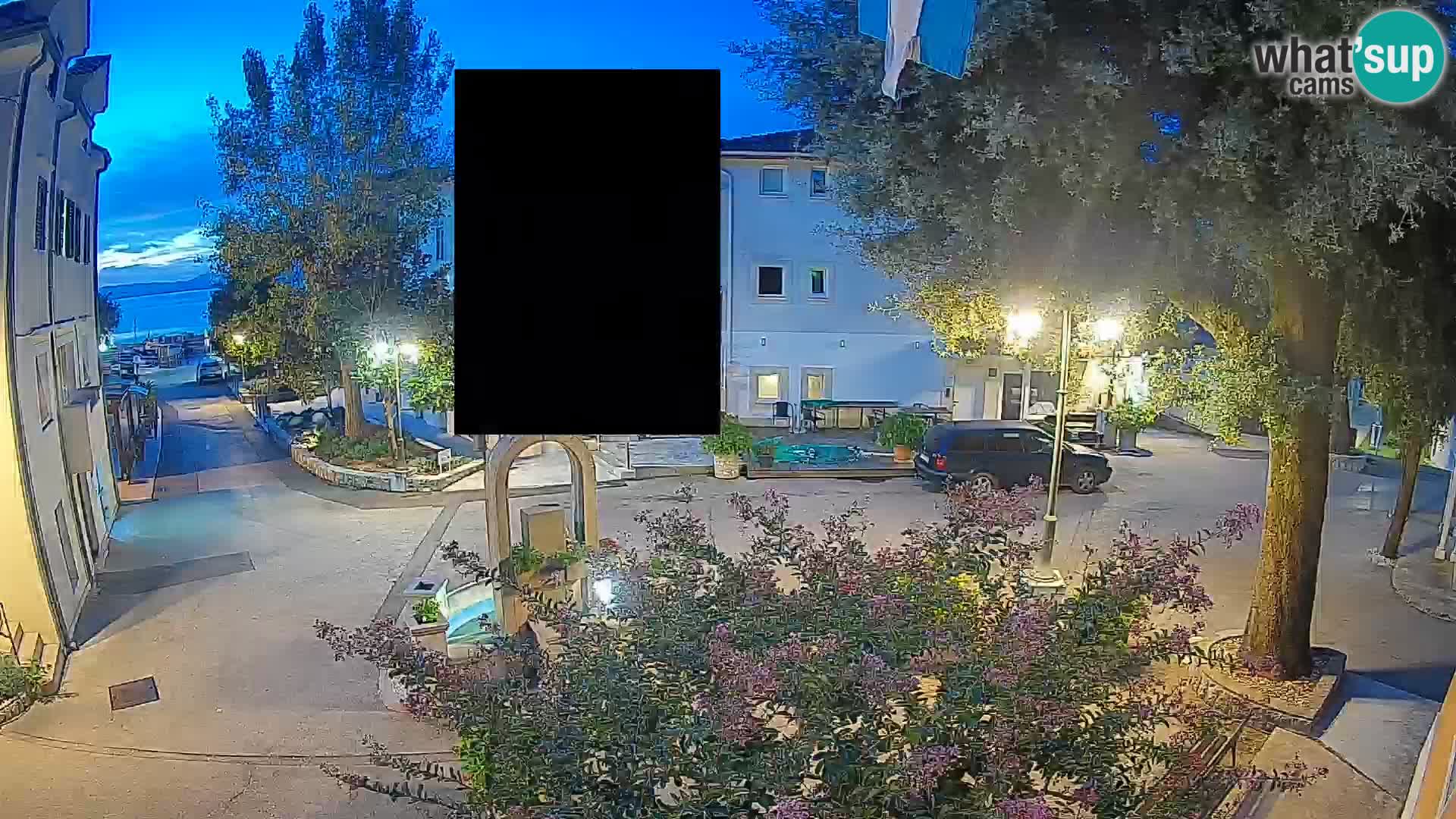 Webcam centre de Mošćenička Draga – Vue en direct du centre-ville