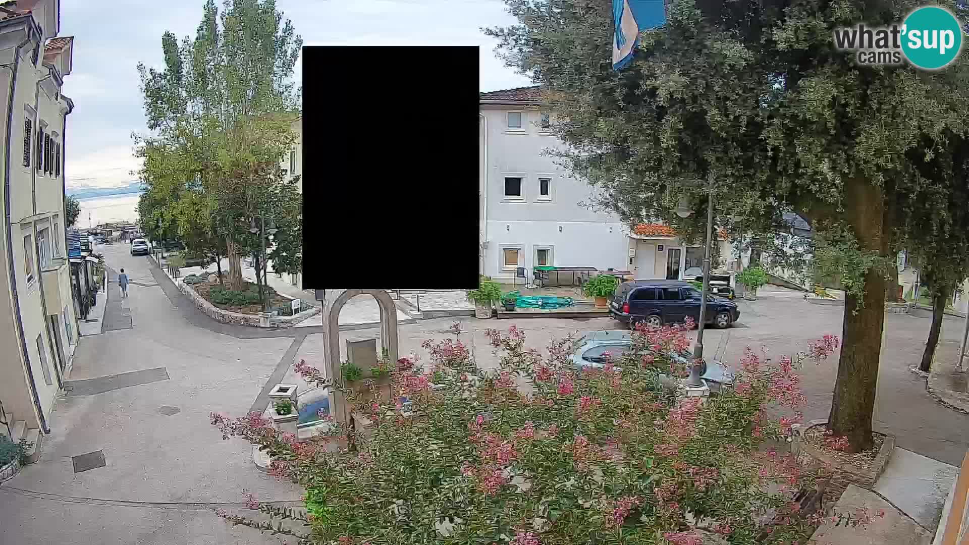 Webcam Mošćenička Draga Center – Live View of the Town Center