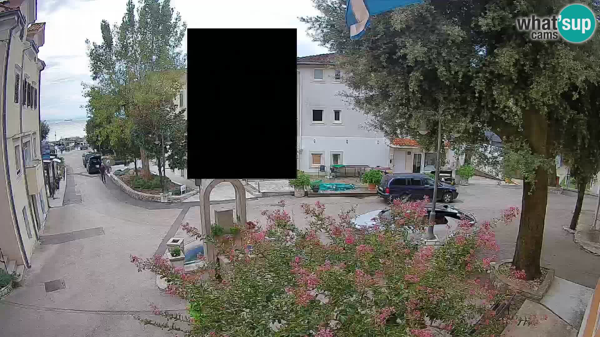 Webcam Mošćenička Draga Center – Live View of the Town Center