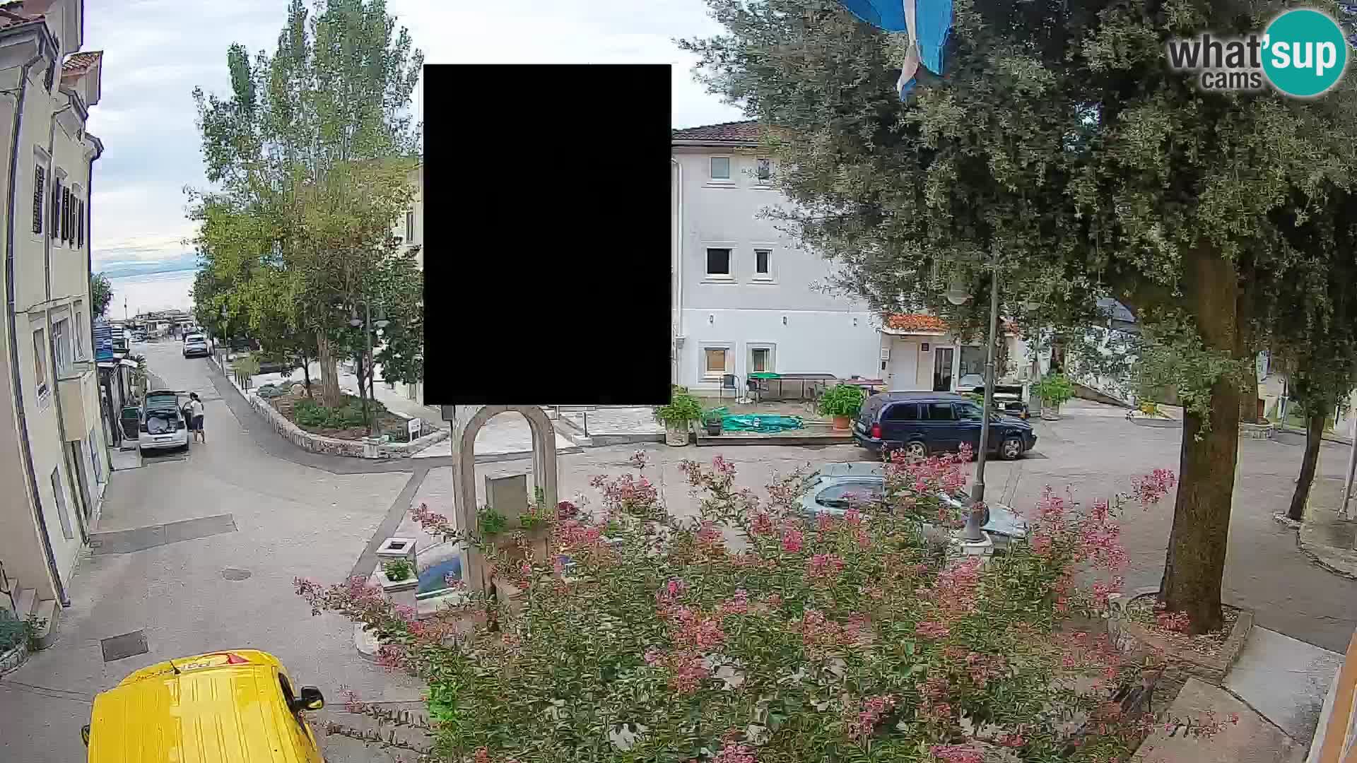 Webcam Centre de Mošćenička Draga – Vue en direct du centre-ville