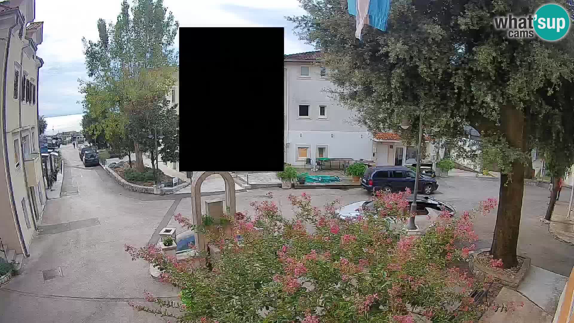 Webcam Centro Draga di Moschiena – Vista live sul centro