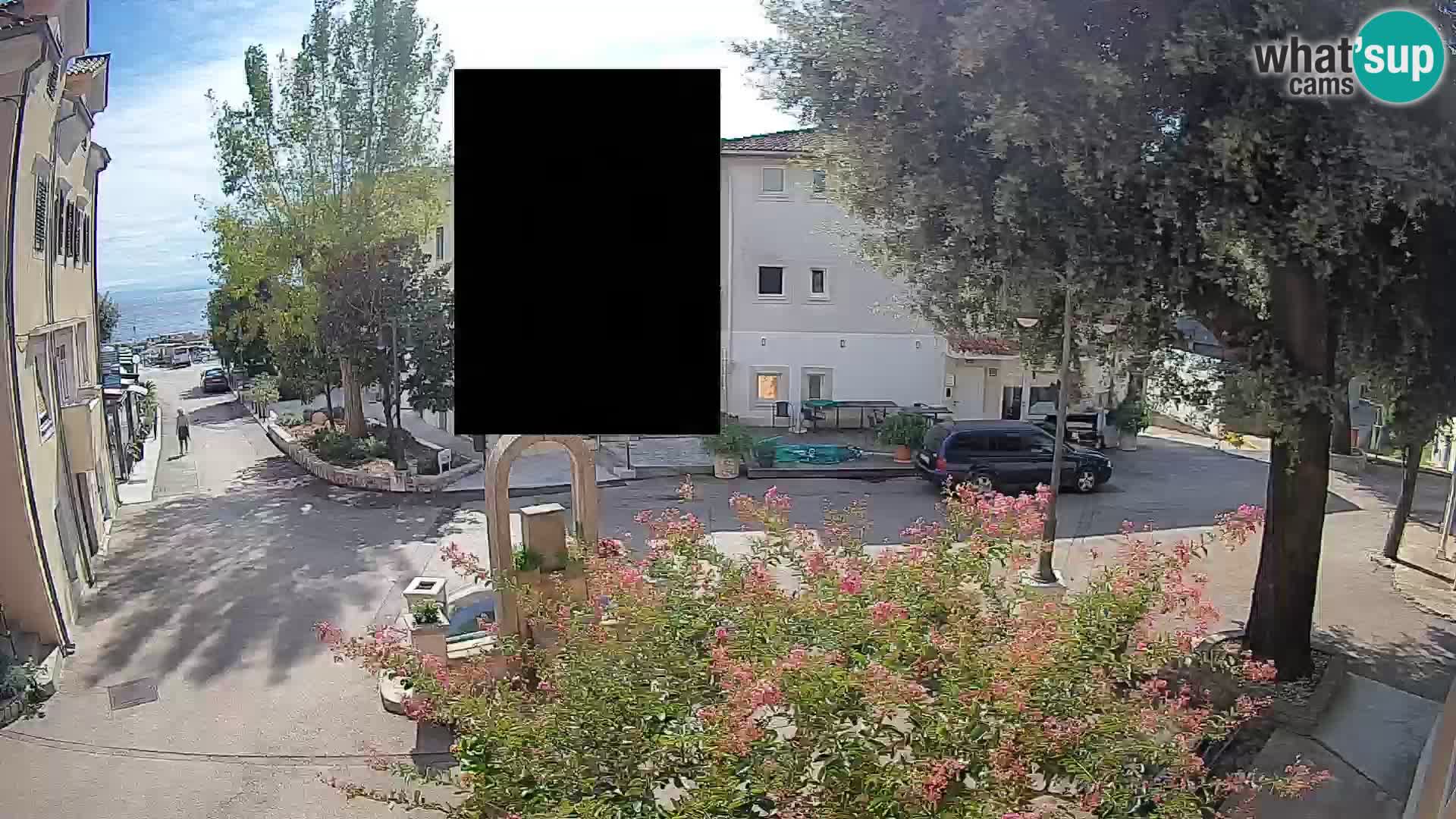 Webcam Centro Draga di Moschiena – Vista live sul centro
