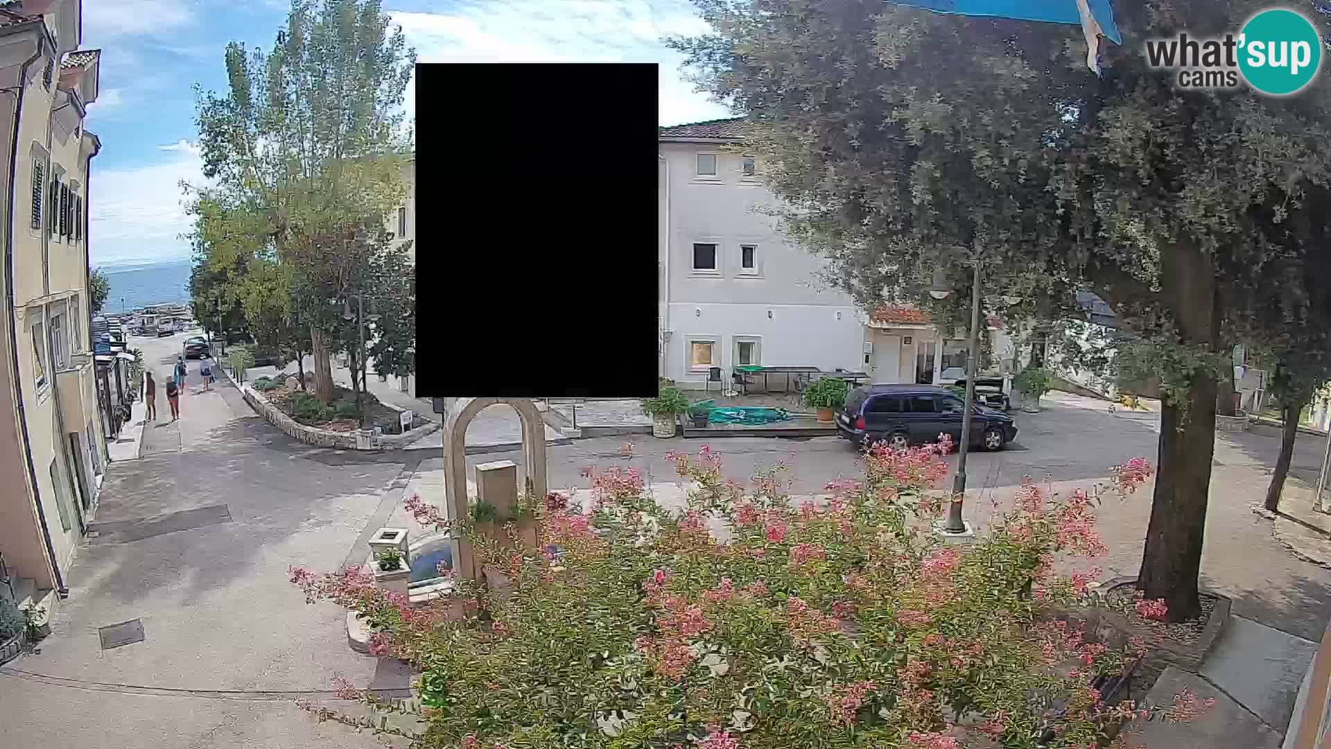 Webcam Mošćenička Draga Zentrum – Liveblick auf das Ortszentrum