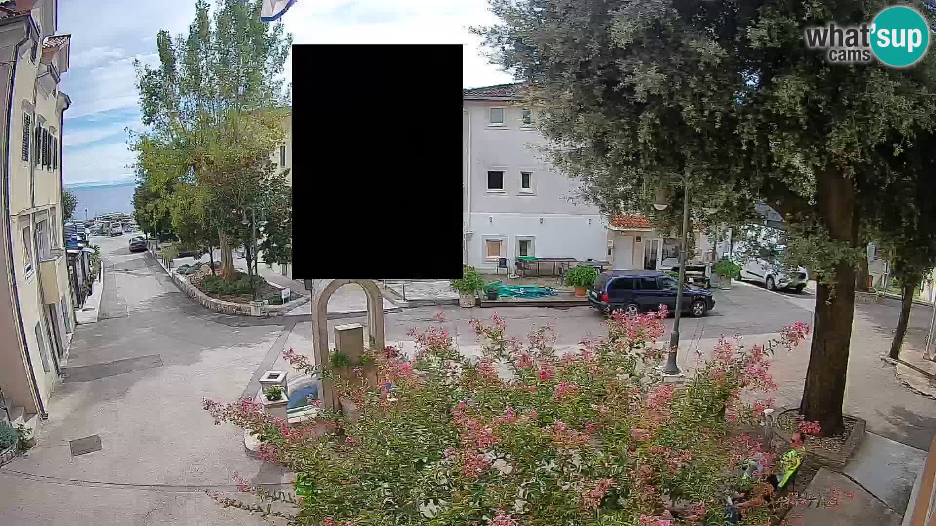 Webcam Mošćenička Draga Center – Live View of the Town Center