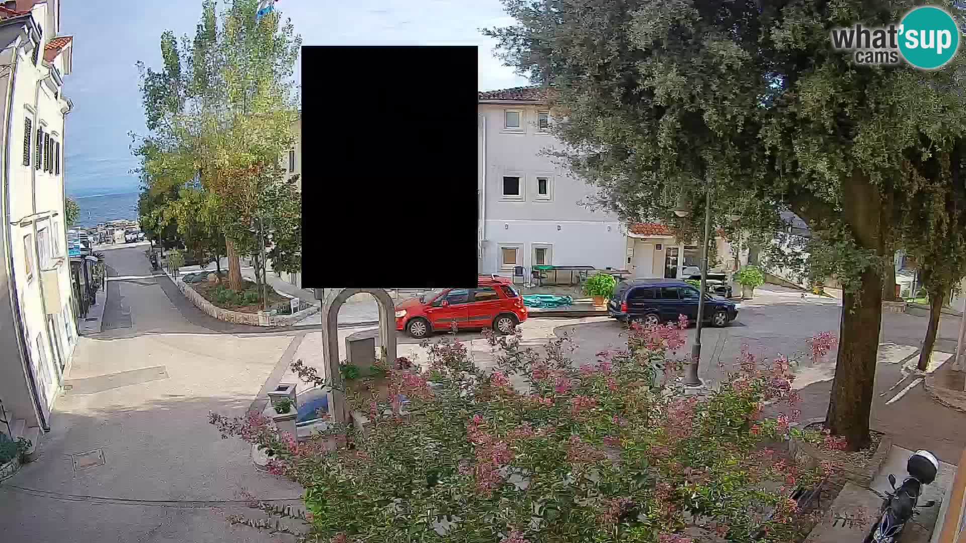 Webcam Centre de Mošćenička Draga – Vue en direct du centre-ville