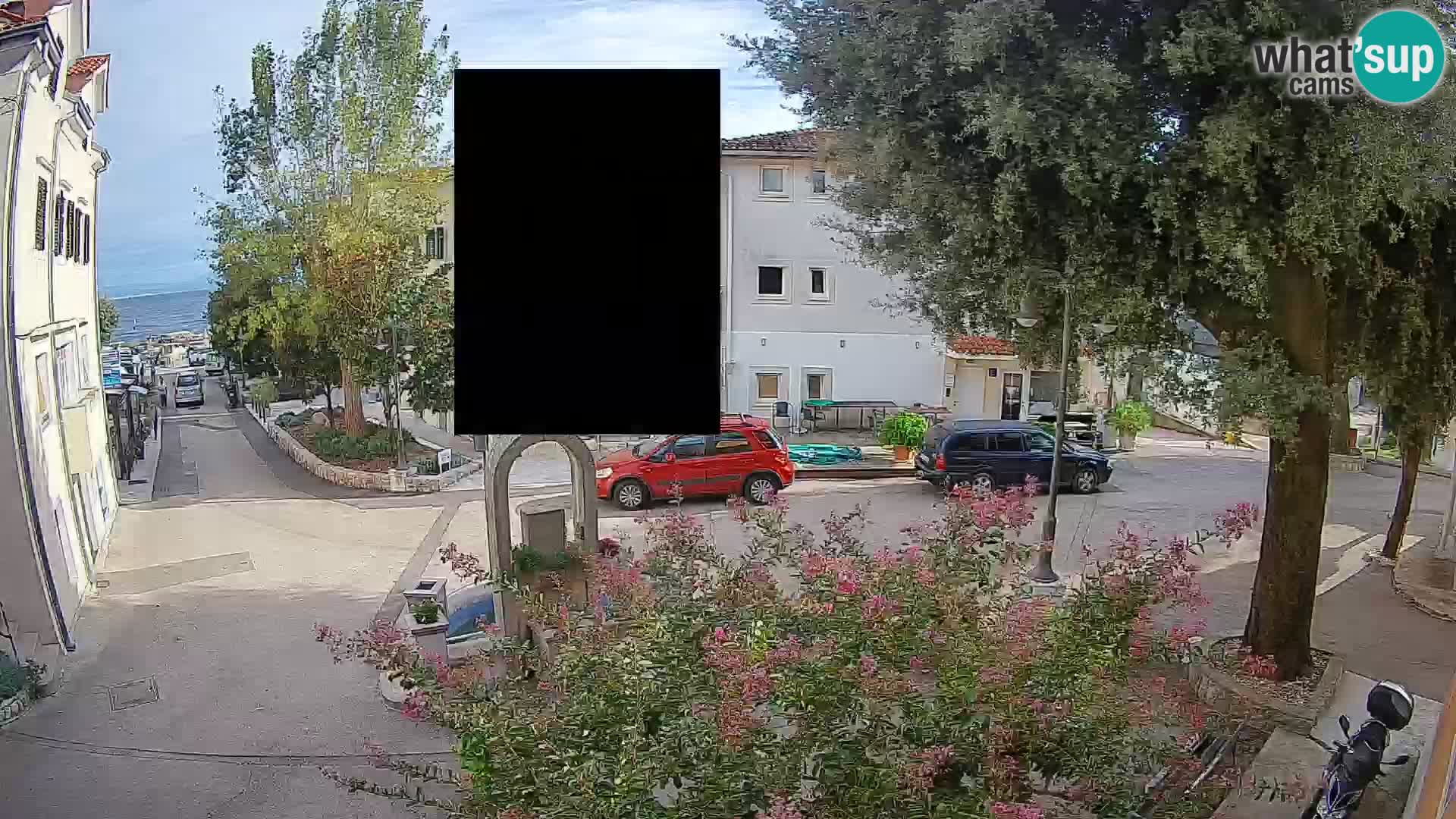 Spletna kamera center Mošćeniška Draga – Pogled v živo